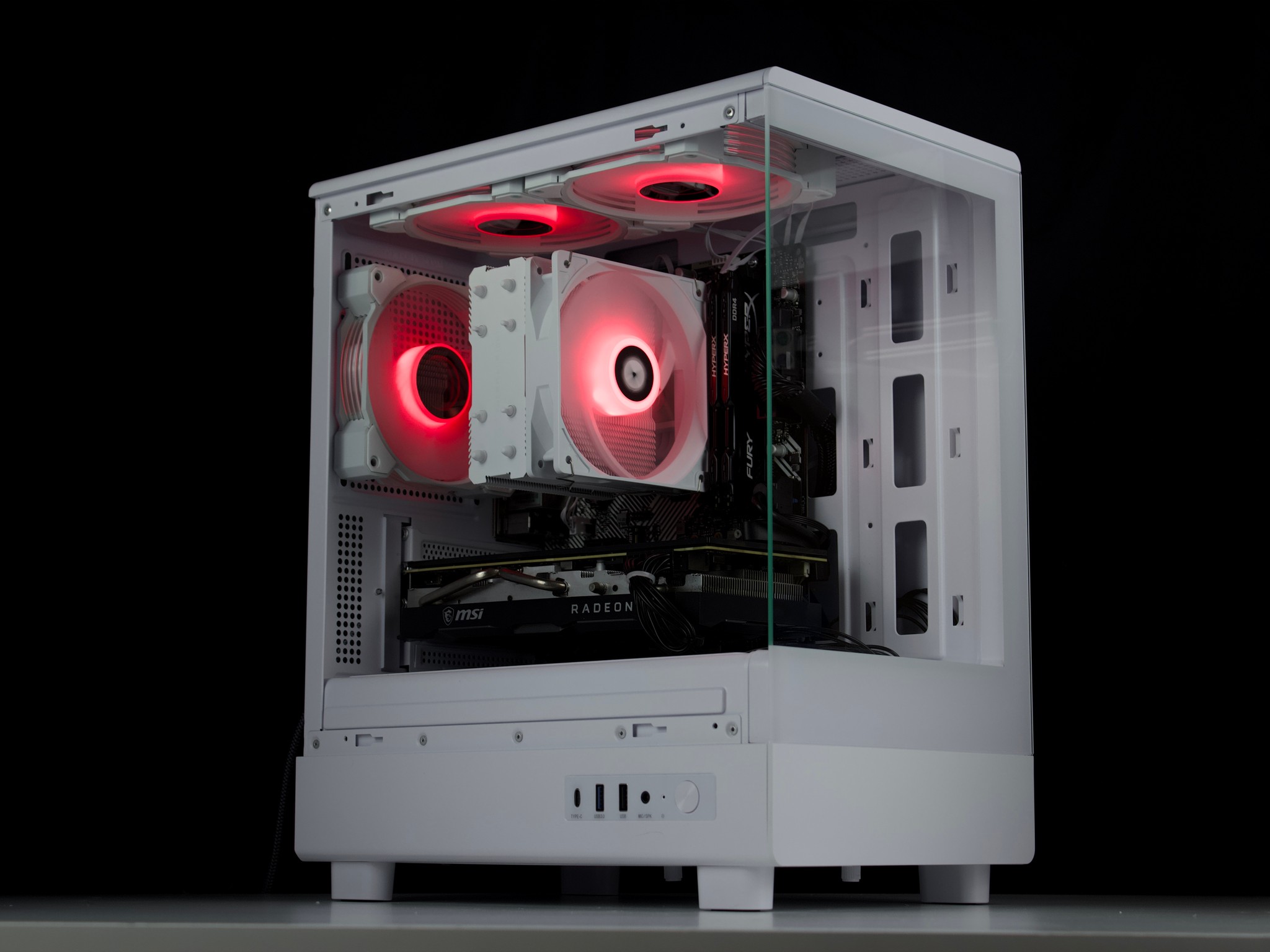 🧊❄️🧊 White Gaming PC – RX 5700 XT, Ryzen 5 3500X, 16GB RAM, 480GB SSD - WiFi, BlueTooth ...