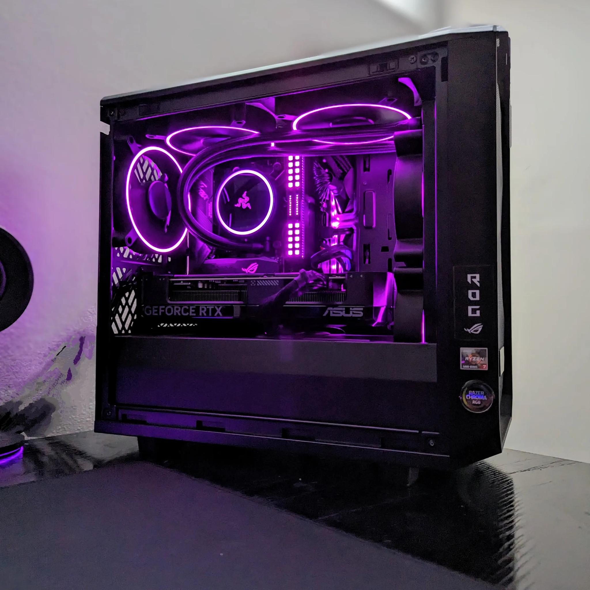 Enthusiast Grade Gaming Powerhouse: Ryzen 5800X + RTX 4070 - Sleek Design, Max Performance!