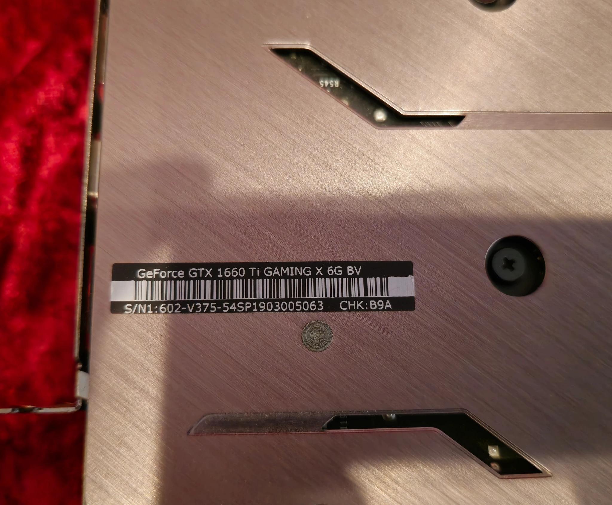 MSI GTX 1660TI Twin Frozr7