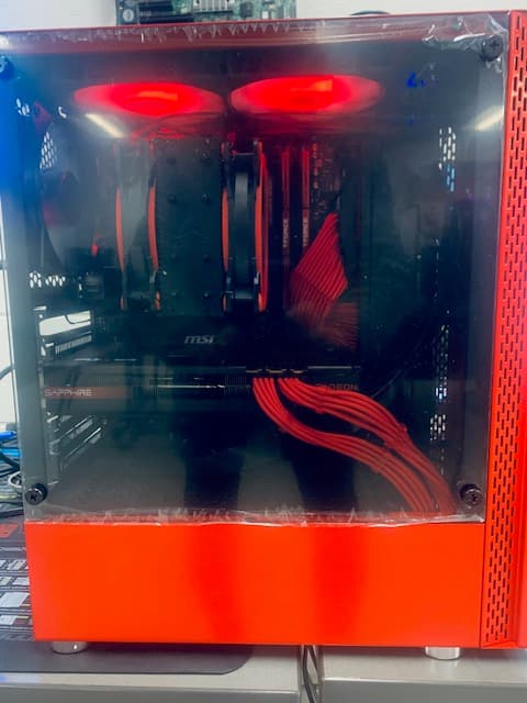 Luffy Custom one of  kind....SALE / RED AND BLACK OUT