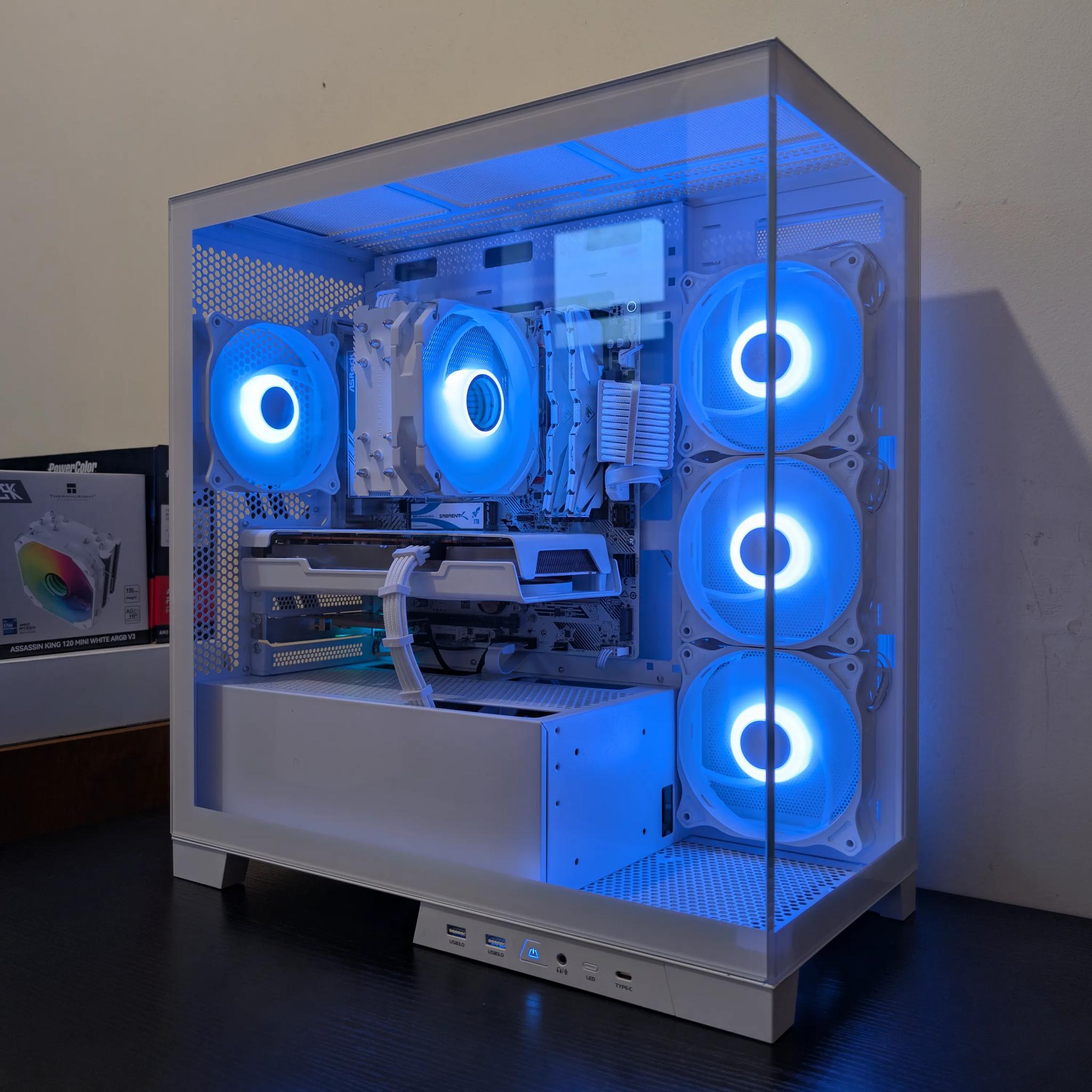 🐻‍❄️ White Gaming PC | RX 6600 | Ryzen 5 3600 | 1TB SSD | 32GB RAM | WiFi 6 & Bluetooth 🐻‍❄️