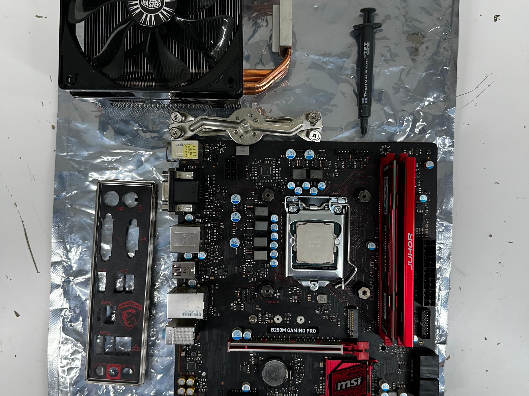 i5-7600K | MSI B250M Gaming Pro | 12GB DDR4 RAM | CoolerMaster Hyper212 EVO Motherboard Bundle