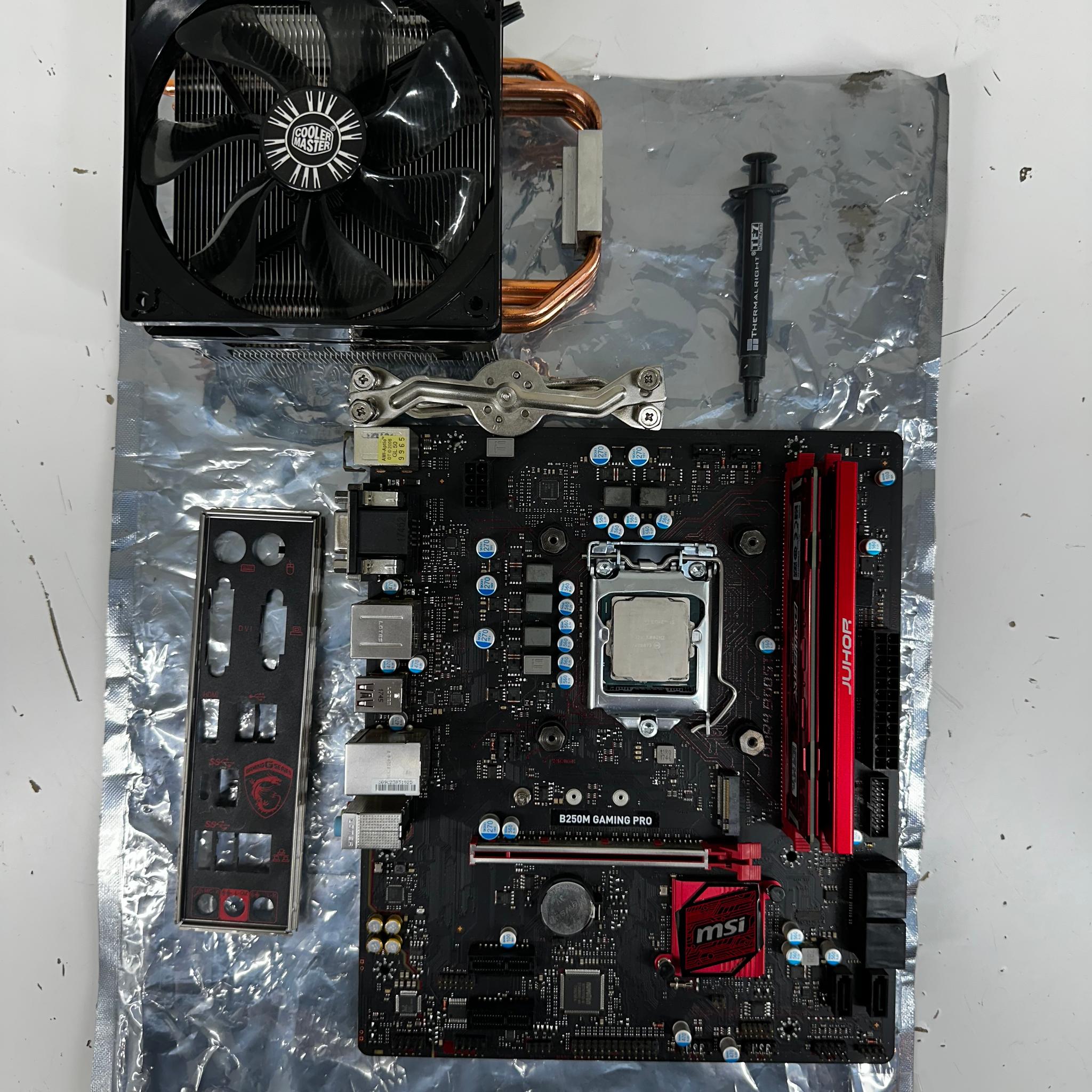 i5-7600K | MSI B250M Gaming Pro | 12GB DDR4 RAM | CoolerMaster Hyper212 EVO Motherboard Bundle