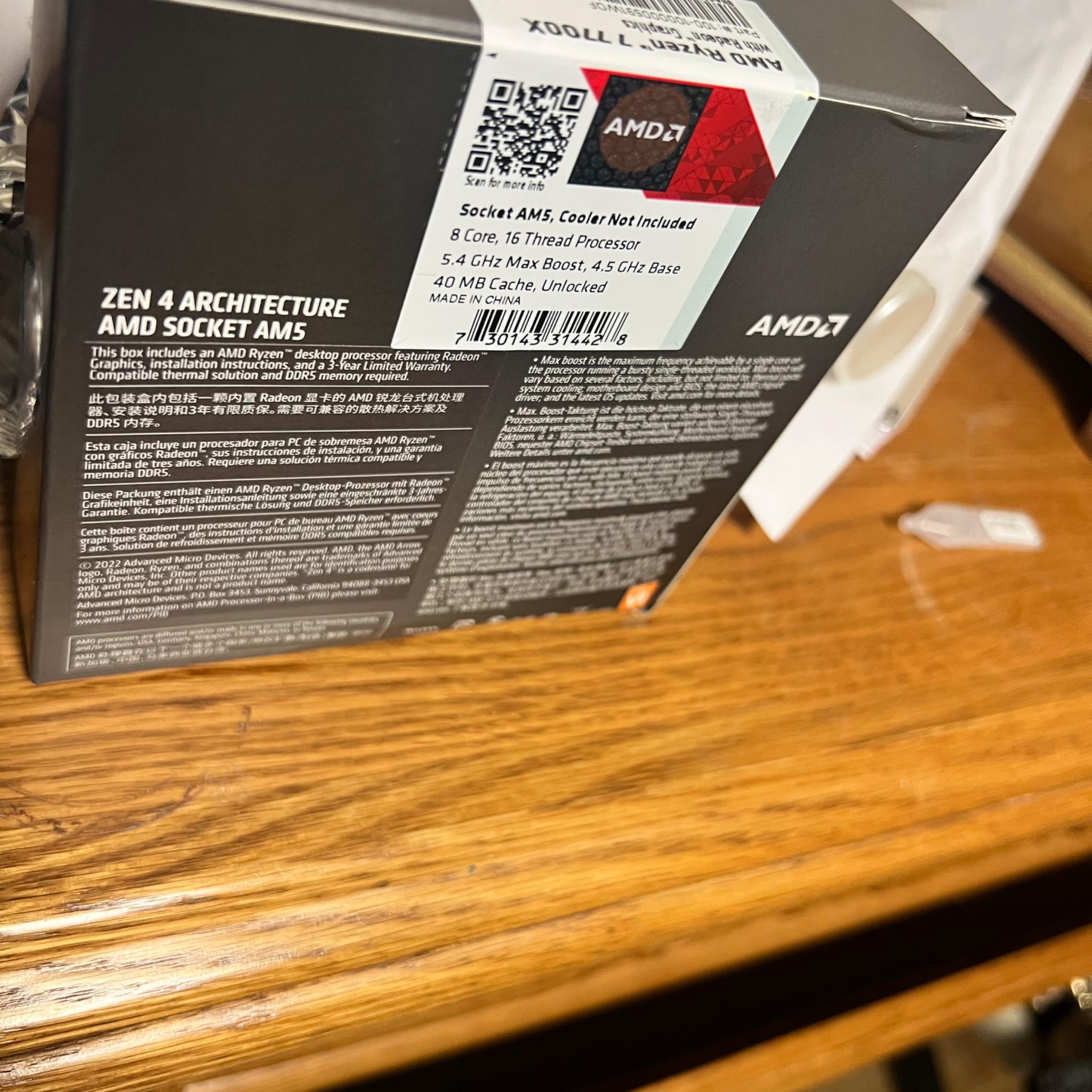 7700x BRAND NEW AND SEALED