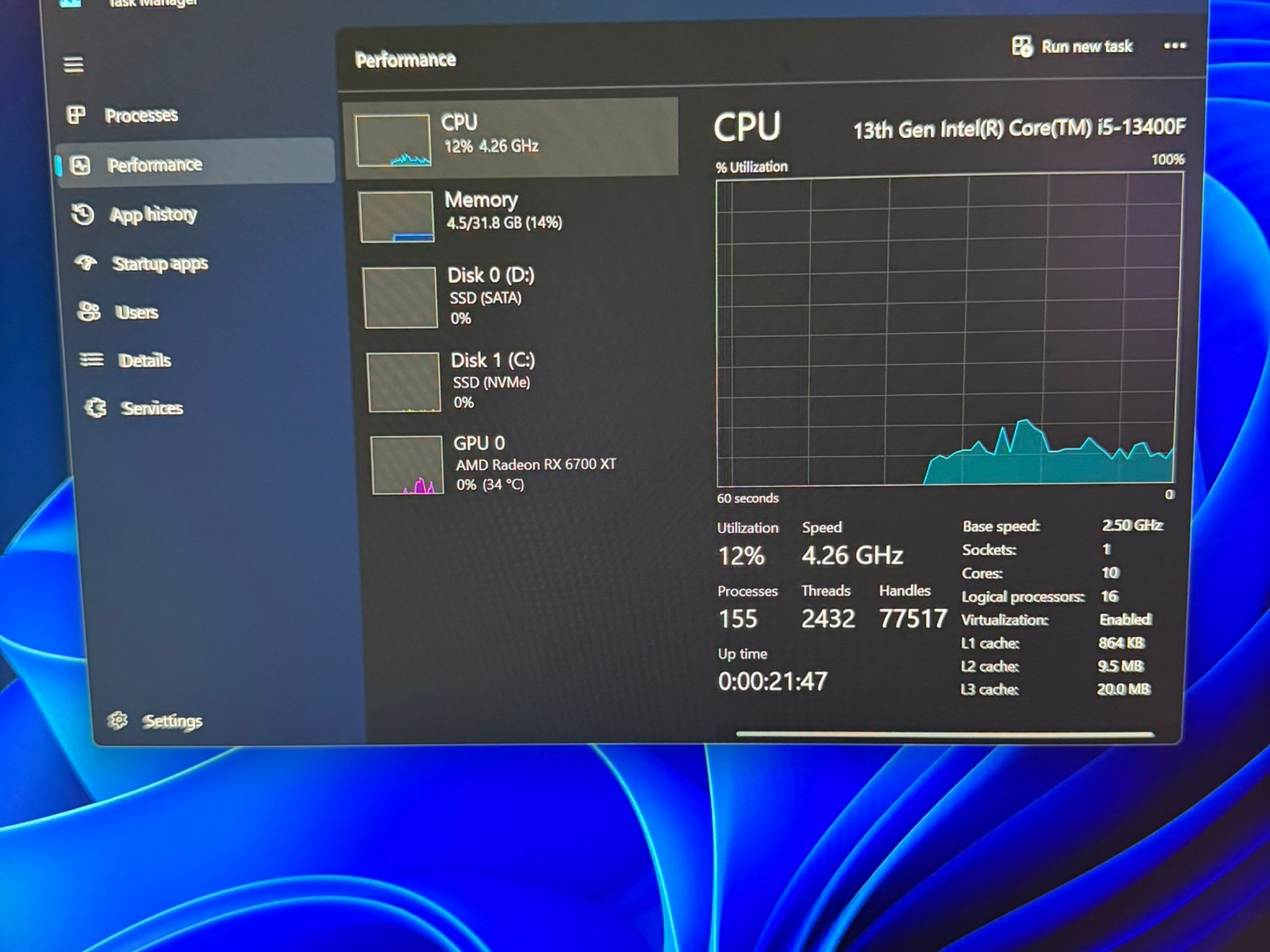 "ARCTIC TUF" 1440P BEAST | RX 6700XT 12GB - Intel i5 13400F | 32GB DDR5 | 2TB Storage | WIFI