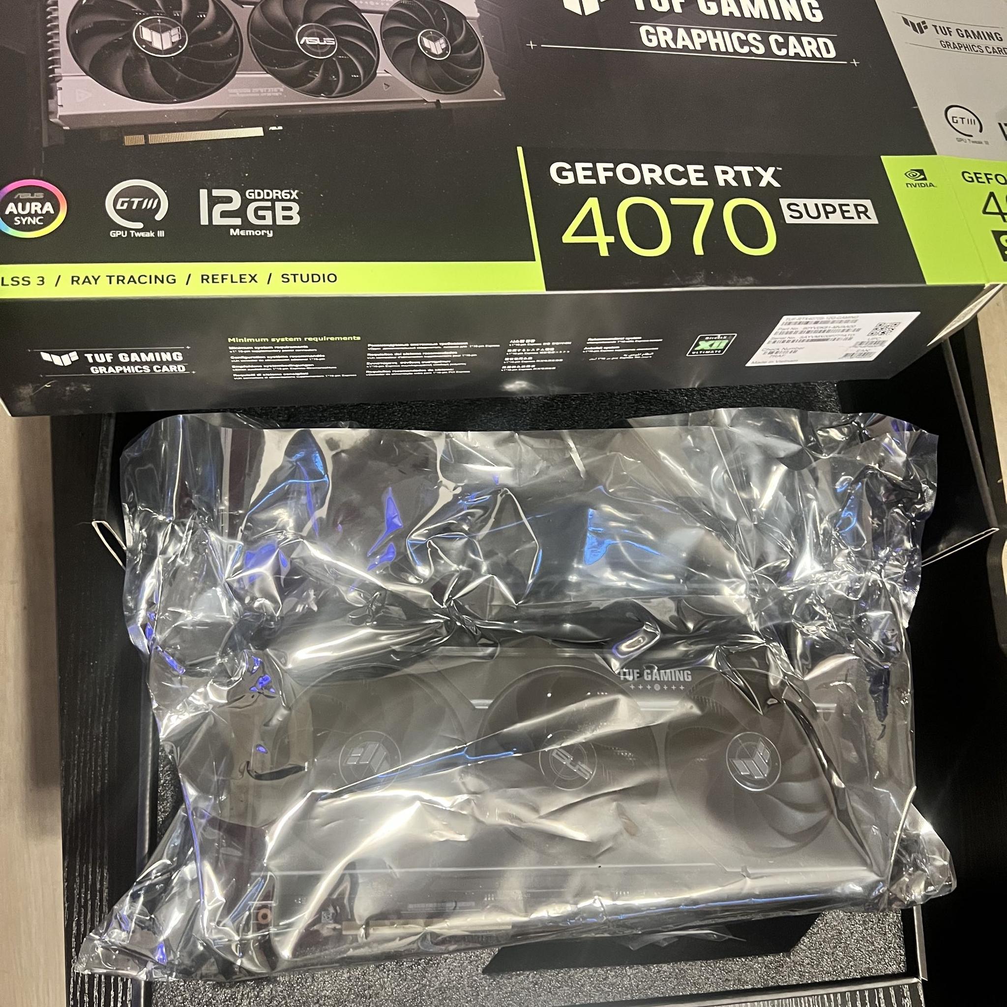 ASUS TUF RTX 4070 Super 12GB — Barely Used