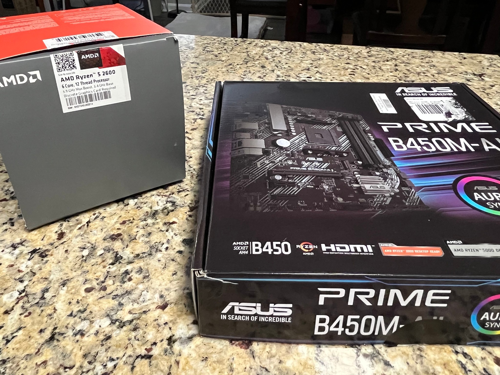 Asus Prime B450M-A II w/ Ryzen 5 2600