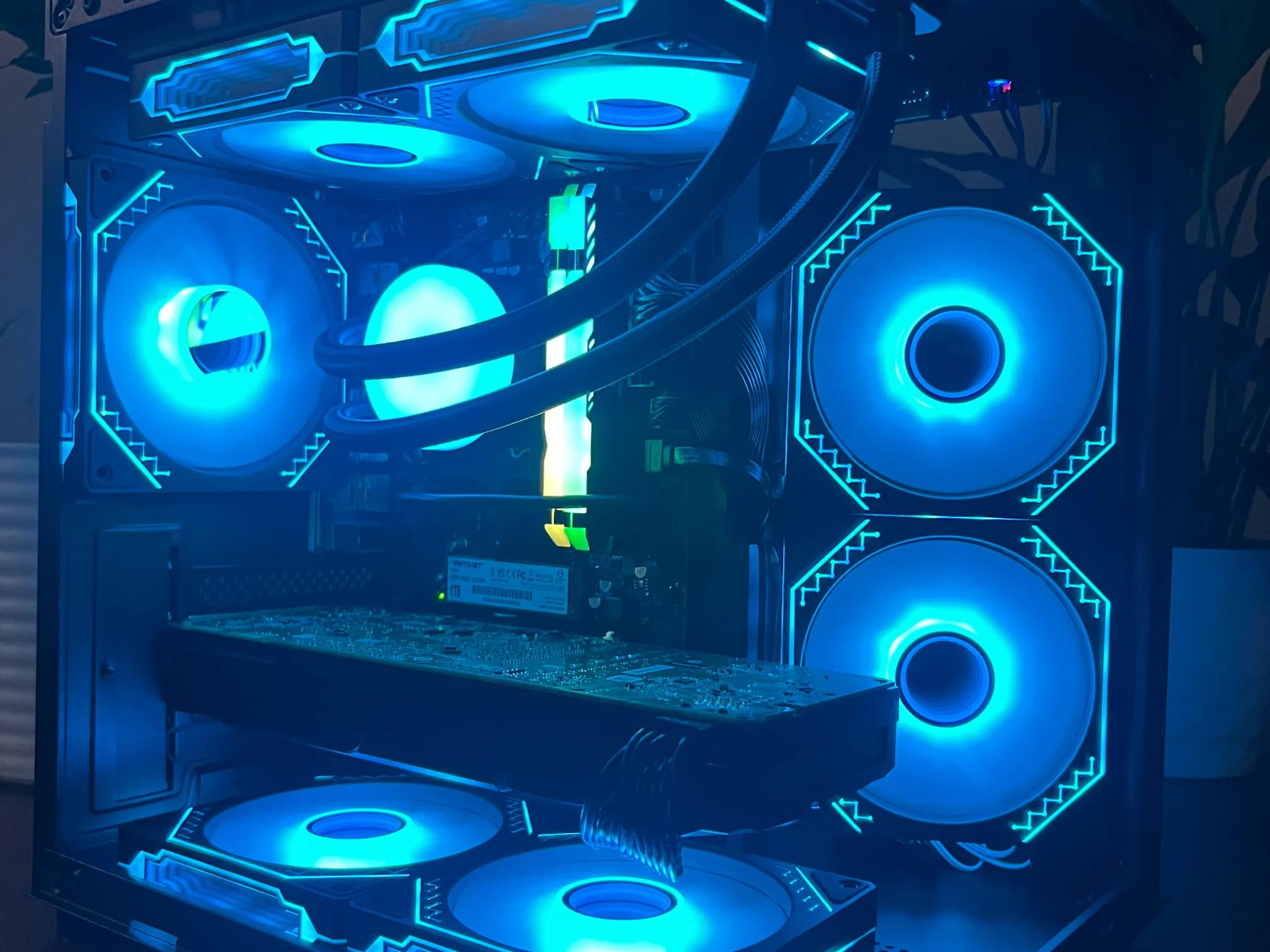 Water Cooled Gaming PC Intel I7, Nvidia GTX 1080 8gb, 2TB Storage, 32GB RAM, WINDOWS 11