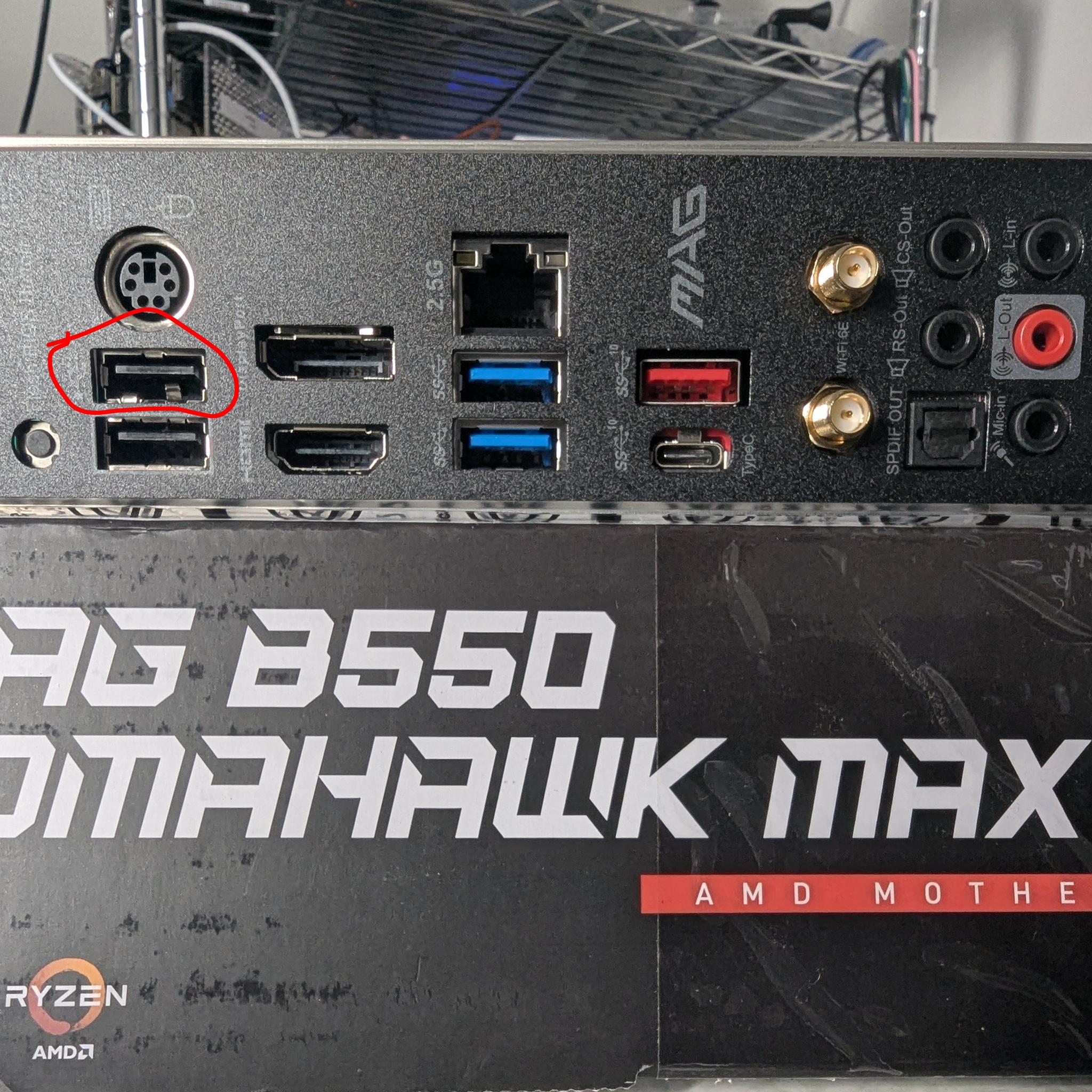 MSI B550 MAG Tomahawk Max WiFi AMD AM4 ATX Motherboard ** READ DESCRIPTION **