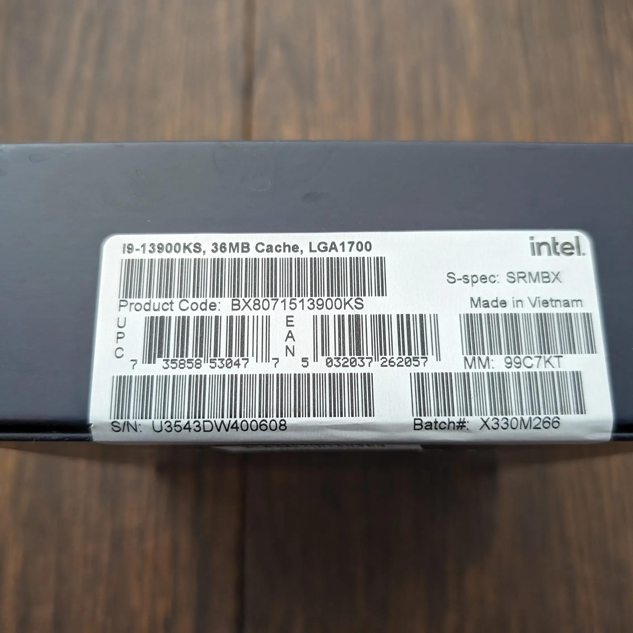 Intel® Core i9-13900KS Processor - NEW