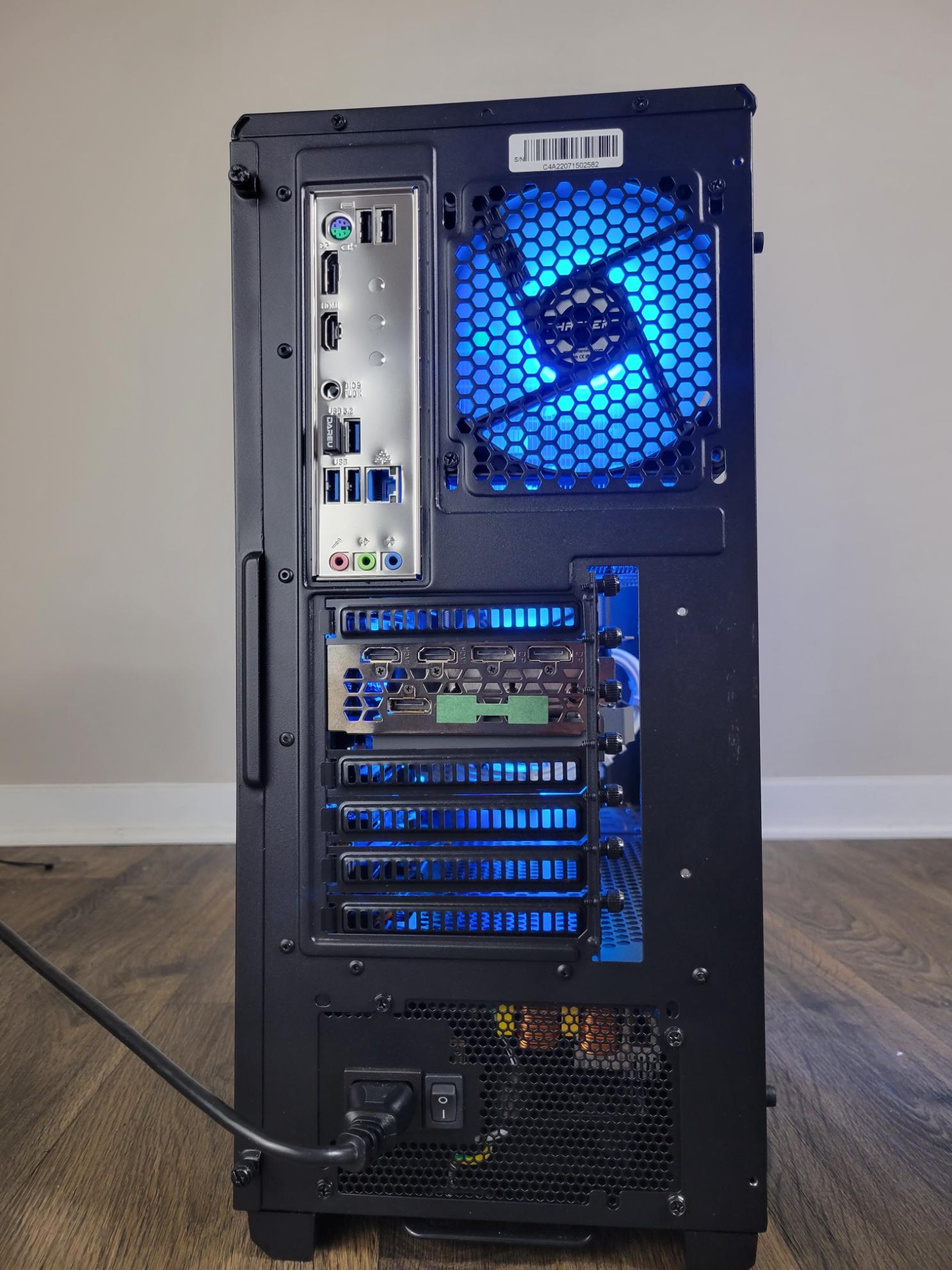 Gaming Desktop PC - i5-12600k - RTX 3080 - 32 GB Ram - 1 TB SSD NVME