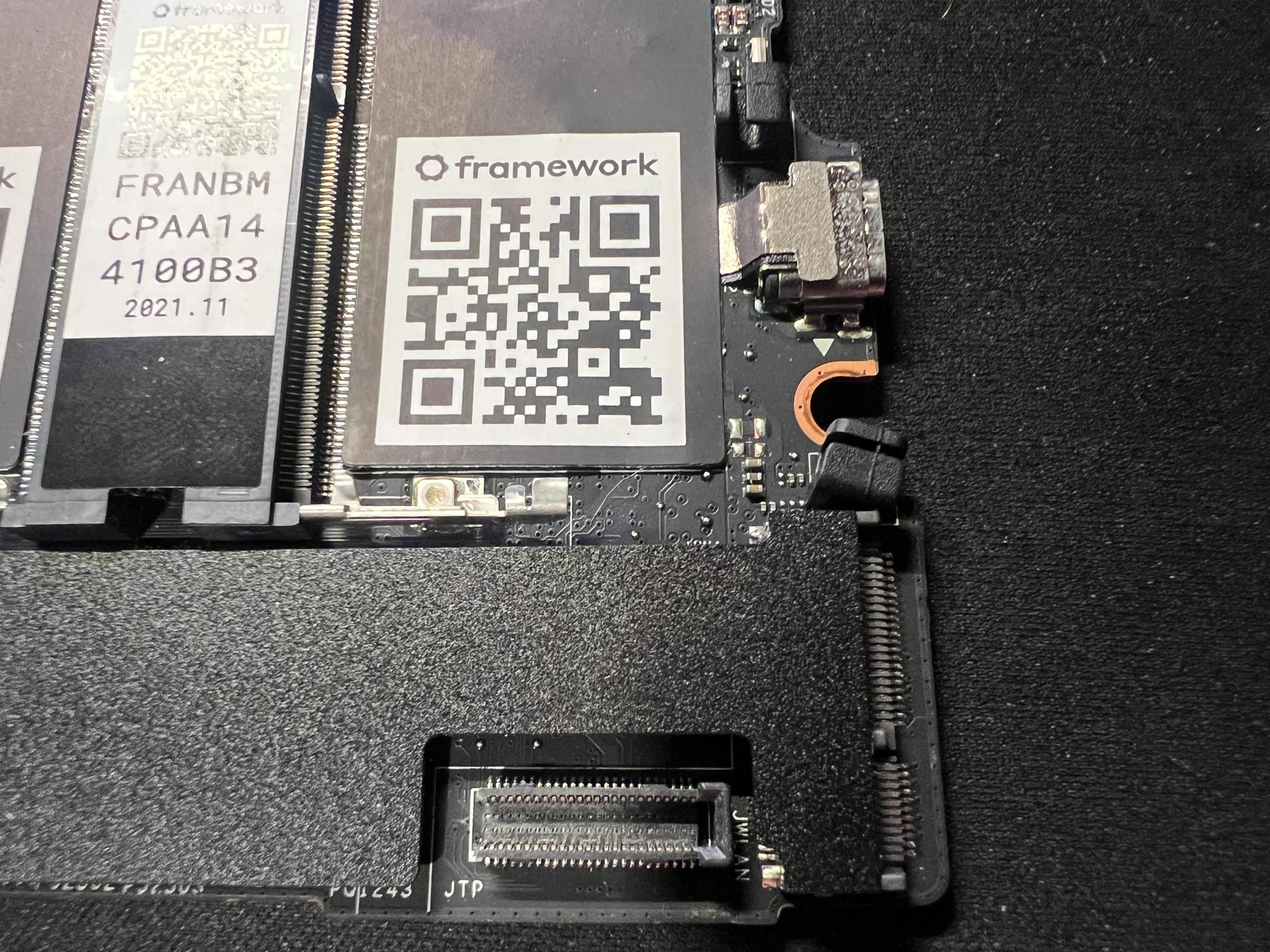 USED-Framework 13 1135G7 Mainboard ONLY
