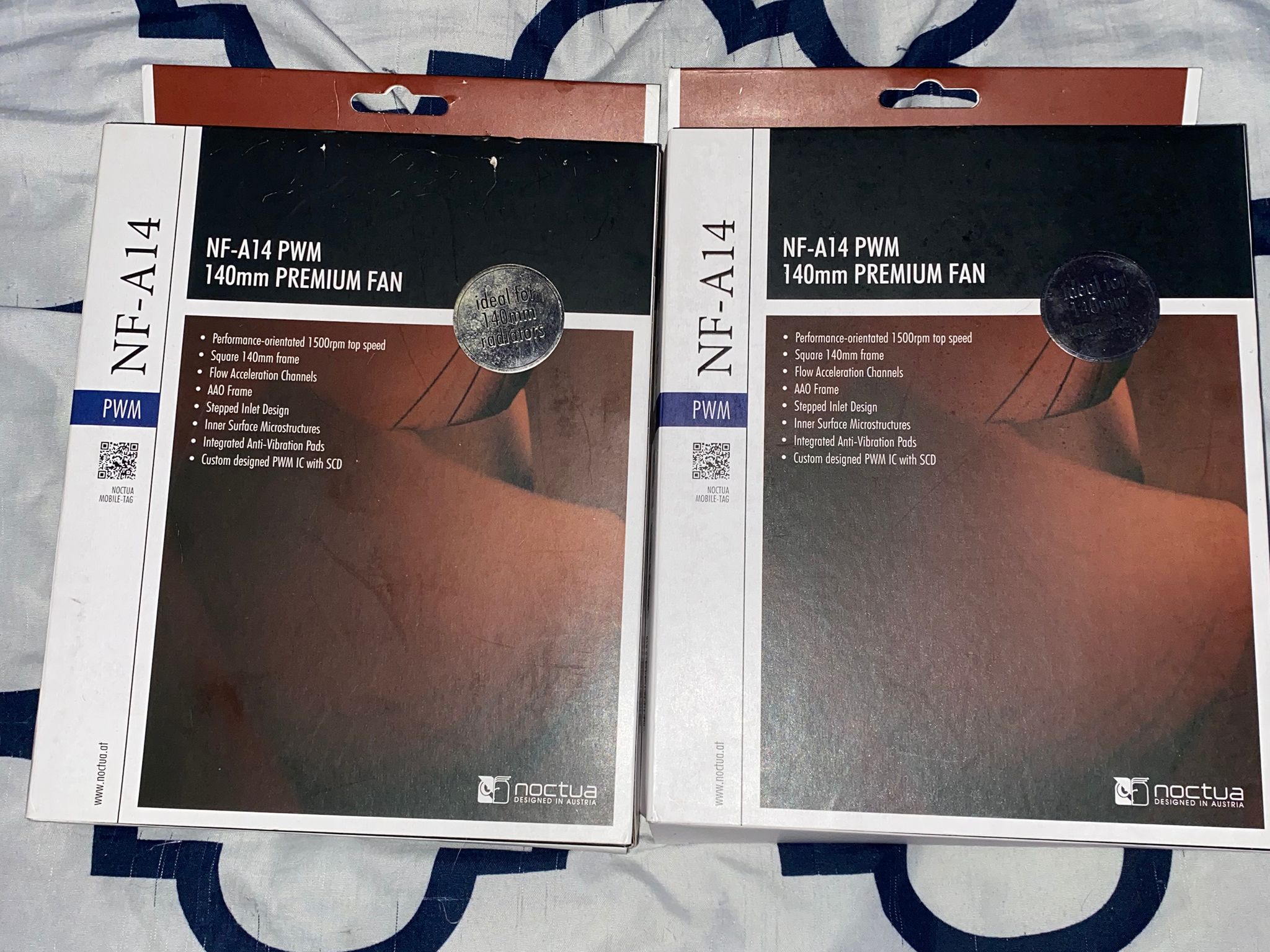 Noctua NF-A14 PWM Premium Quiet Fan - 2 PACK 