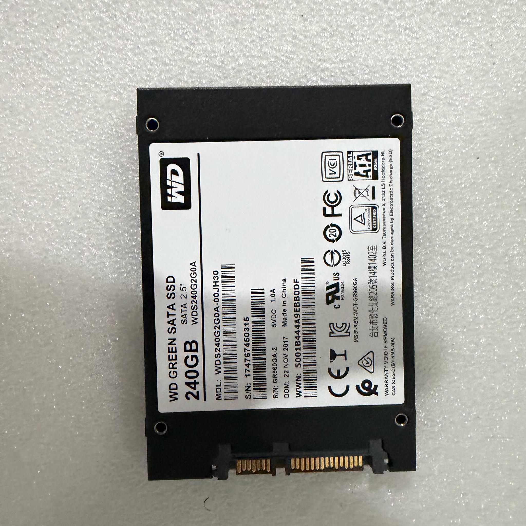 WD Green 240GB SATA SSD Free Shipping