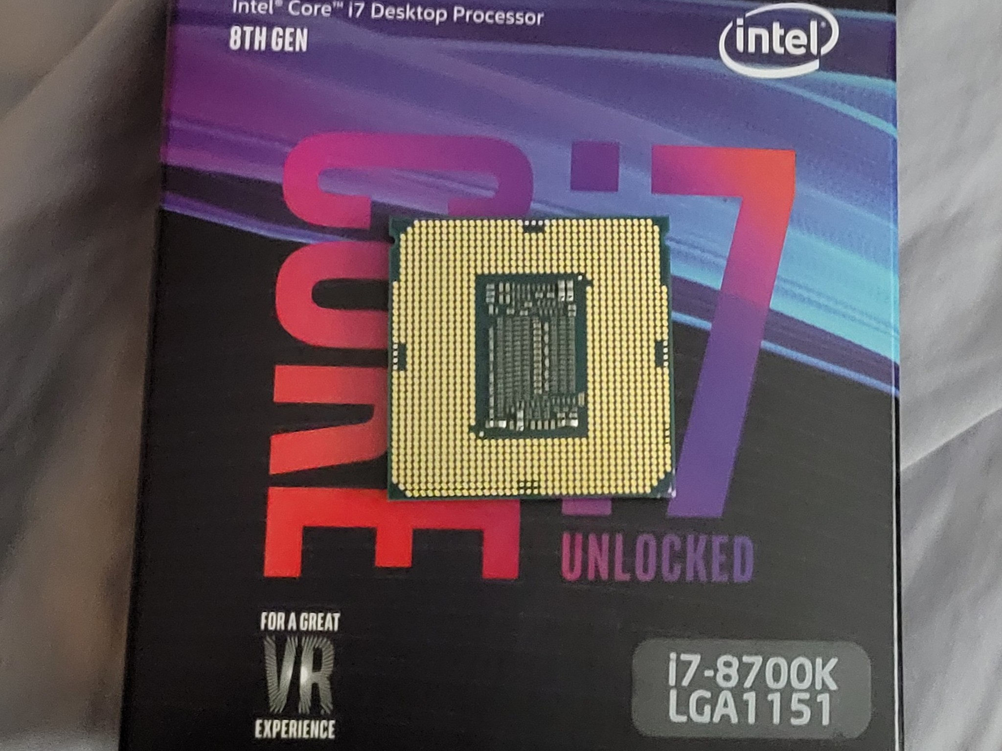For Sale! Intel i7-8700k 6 Cores 4.7GHz LGA1151 CPU