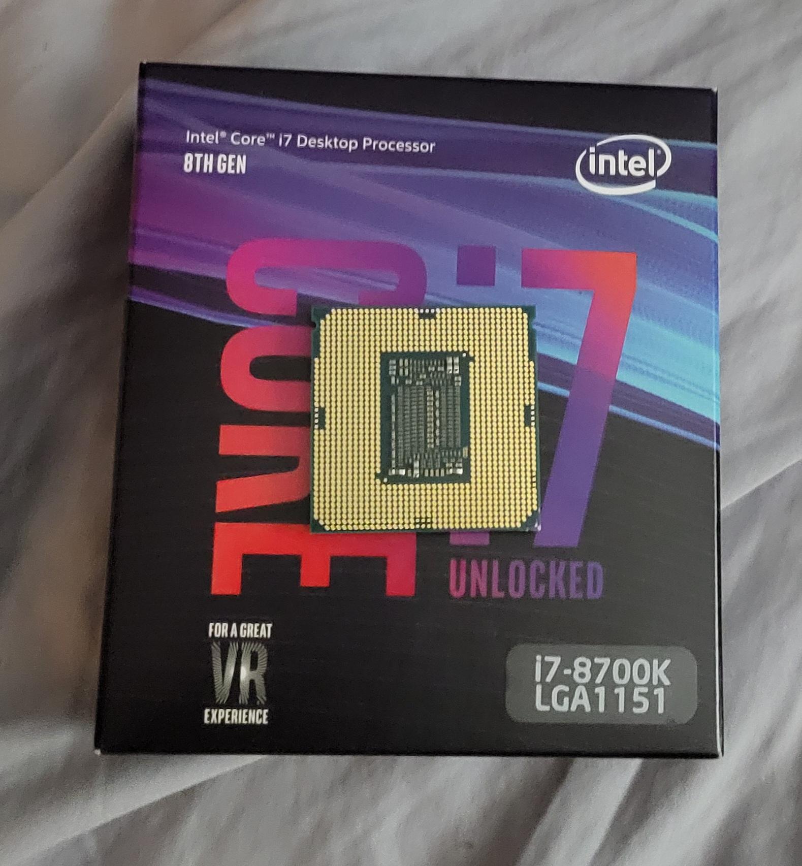 For Sale! Intel i7-8700k 6 Cores 4.7GHz LGA1151 CPU