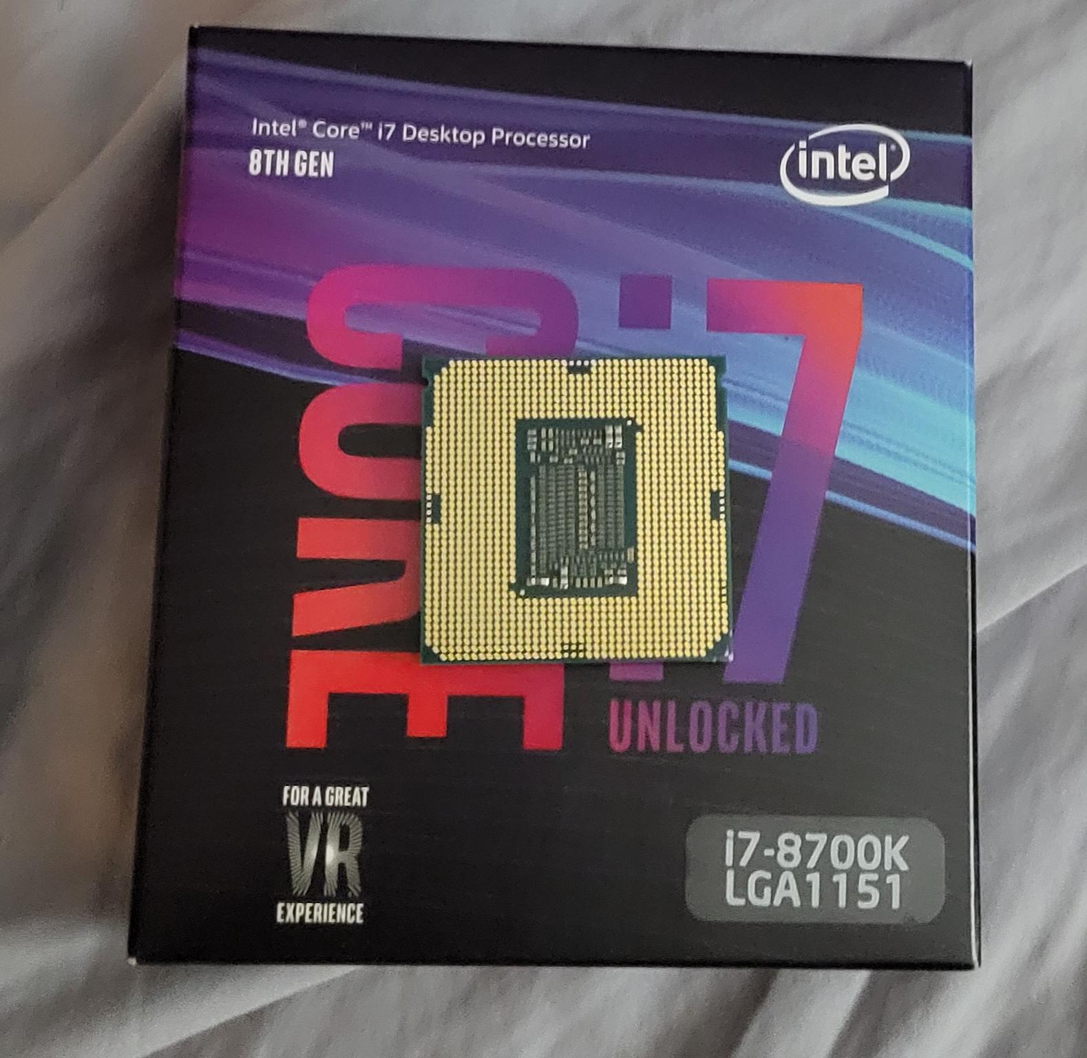 For Sale! Intel i7-8700k 6 Cores 4.7GHz LGA1151 CPU