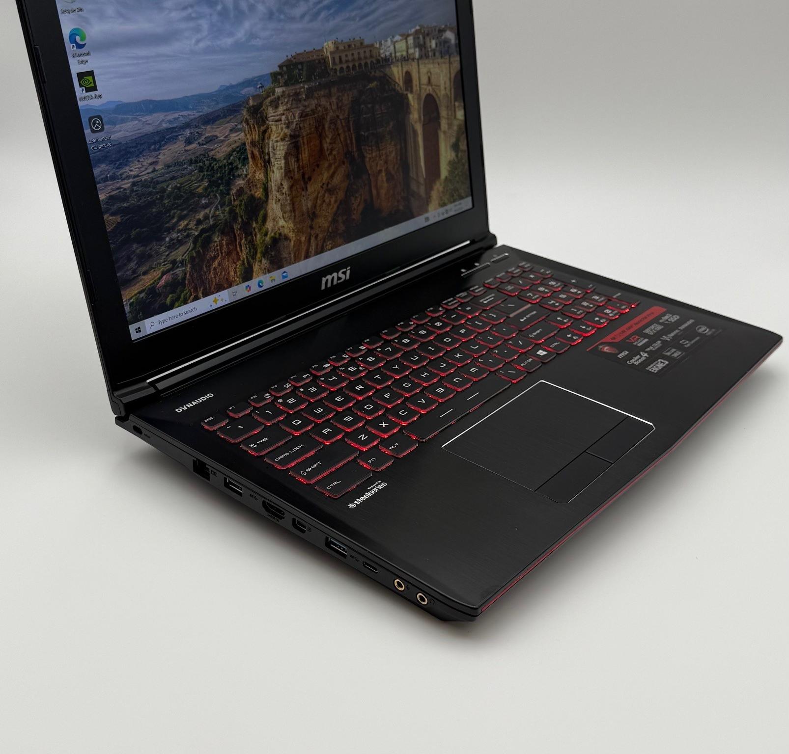MSI GE62VR Apache PRO Intel i7-6700HQ | 32GB DDR4 | 1TB SSD | NVIDIA GTX 1060