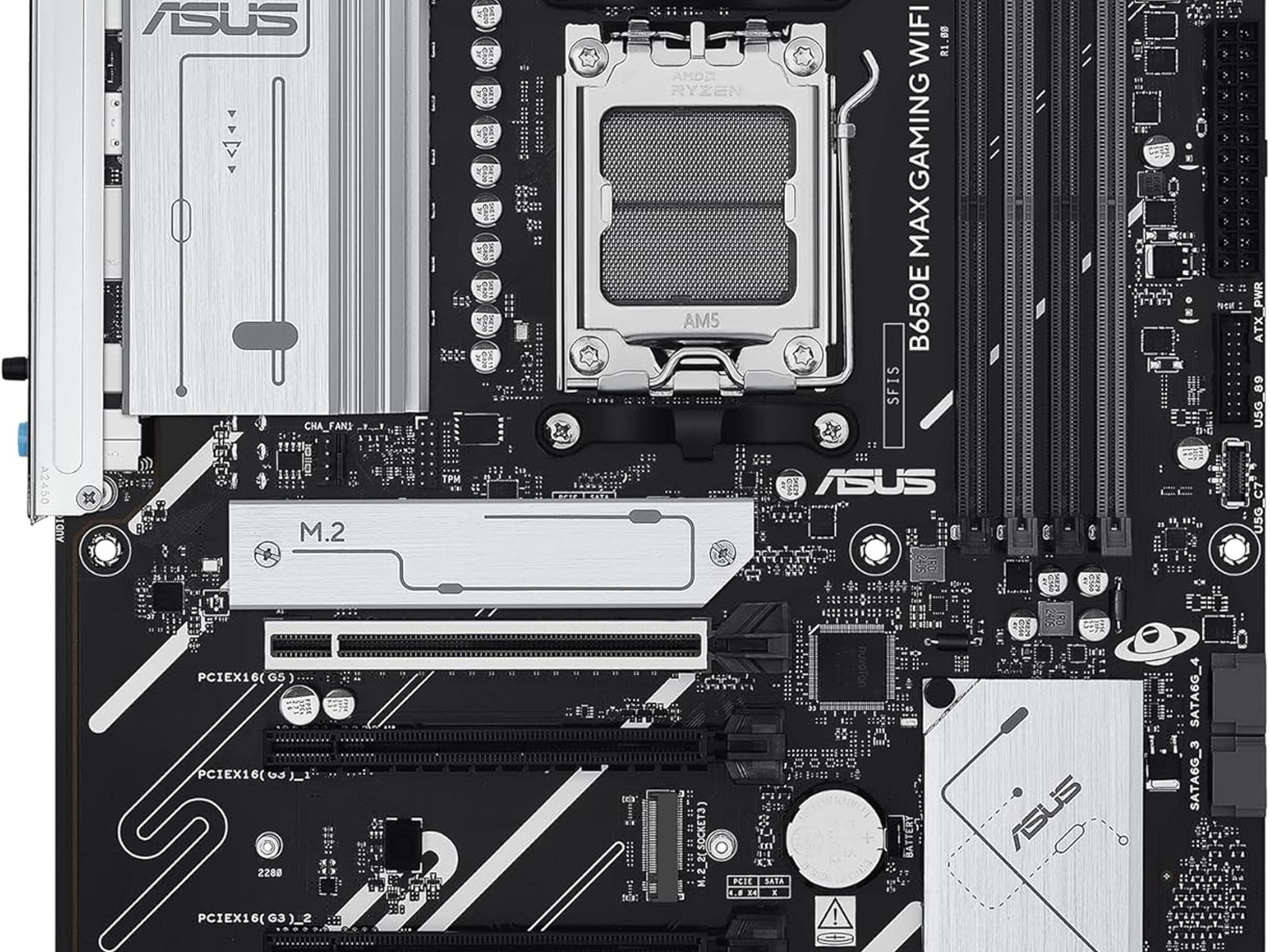 ASUS B650E MAX GAMING WIFI AMD B650E AM5 DDR5 ATX Desktop Motherboard