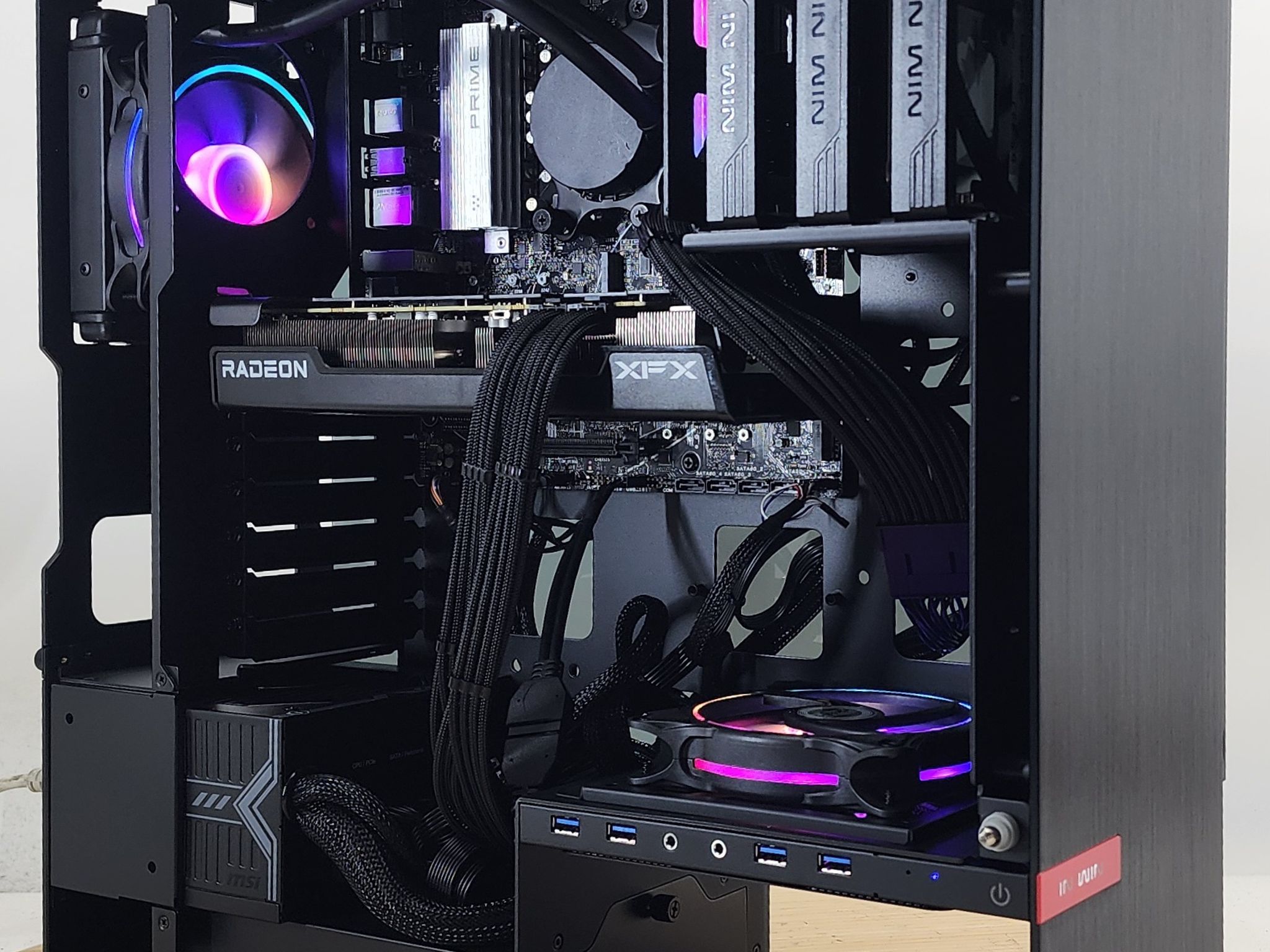Gaming PC Ryzen 5 7600X 16GB RAM 512GB SSD+2TB HDD RX 7600 XT 16GB Win11 PC