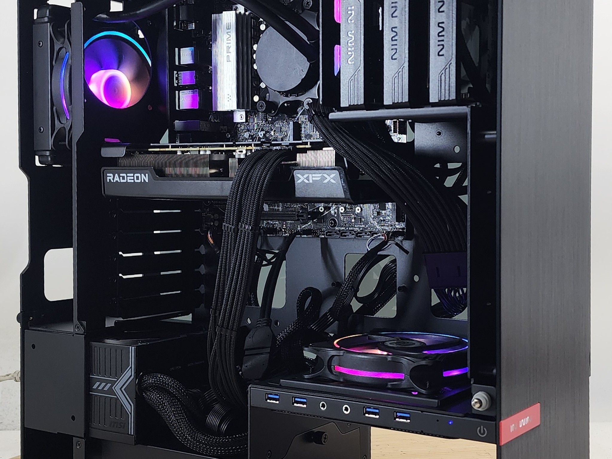Gaming PC Ryzen 5 7600X 16GB RAM 512GB SSD+2TB HDD RX 7600 XT 16GB Win11 PC