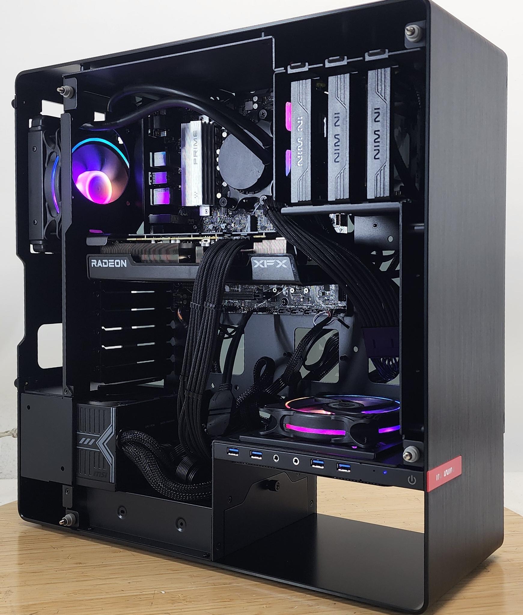 Gaming PC Ryzen 5 7600X 16GB RAM 512GB SSD+2TB HDD RX 7600 XT 16GB Win11 PC