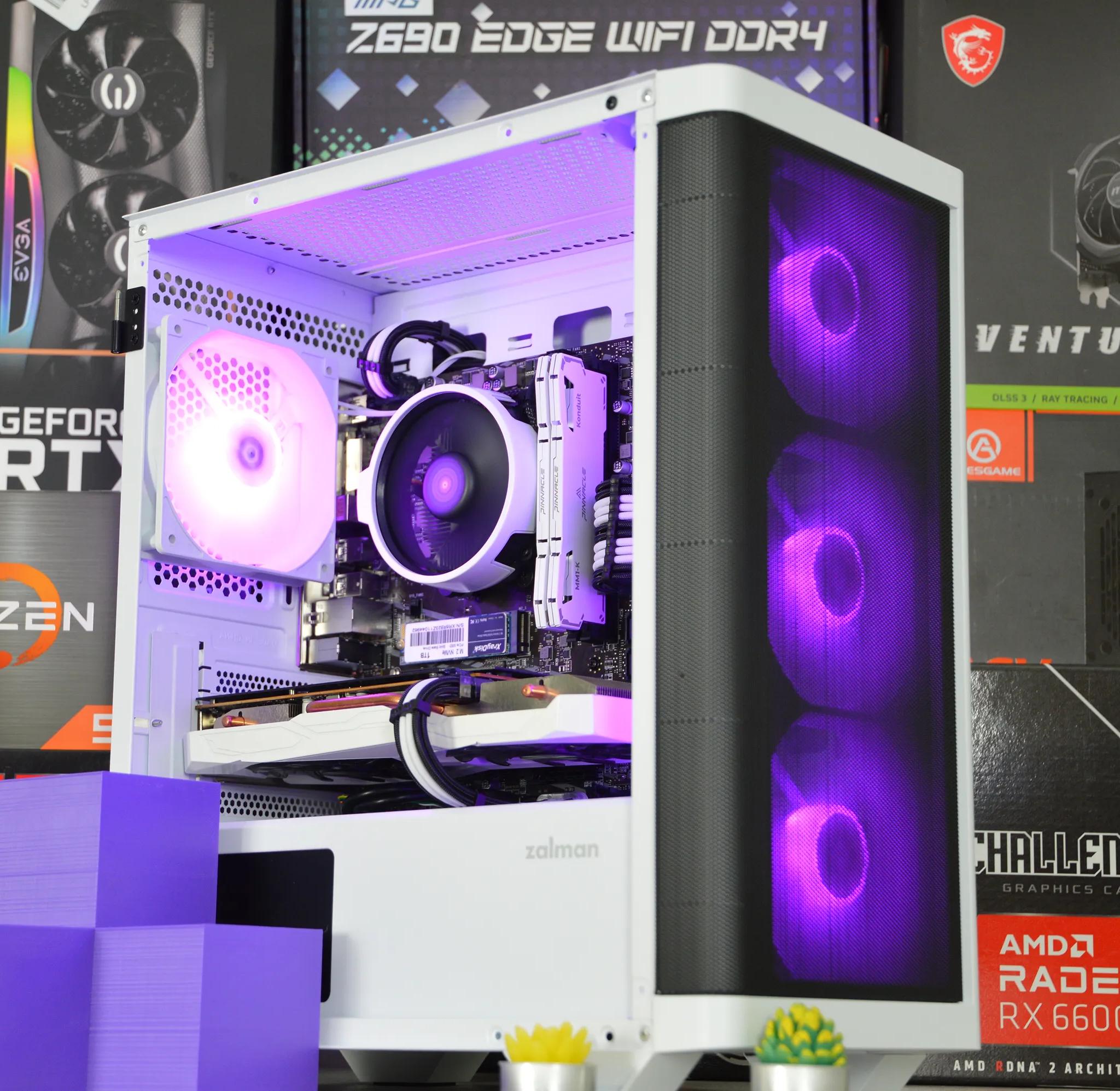 ☯️☯️| RX 6600XT 8GB | RYZEN 5 5500 | 16GB DDR4 RAM | 1TB NVME SSD | VaporWave |