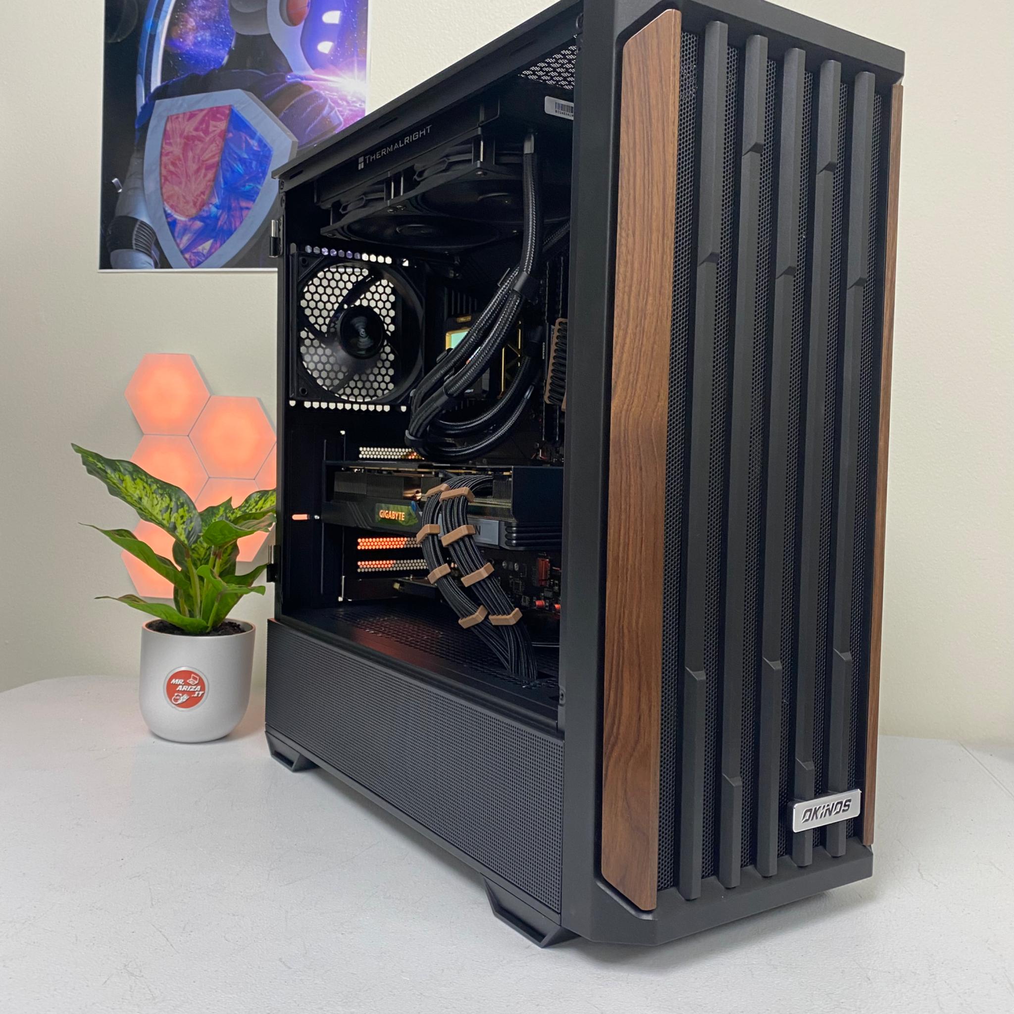 🖥️✨ The "Walnut Edge" Gaming PC - R5 5600T/32GB/1TB/RX7700XT
