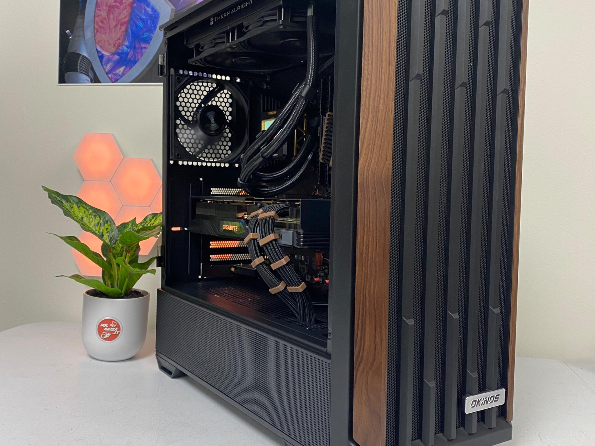 🖥️✨ The "Walnut Edge" Gaming PC - R5 5600T/32GB/1TB/RX7700XT
