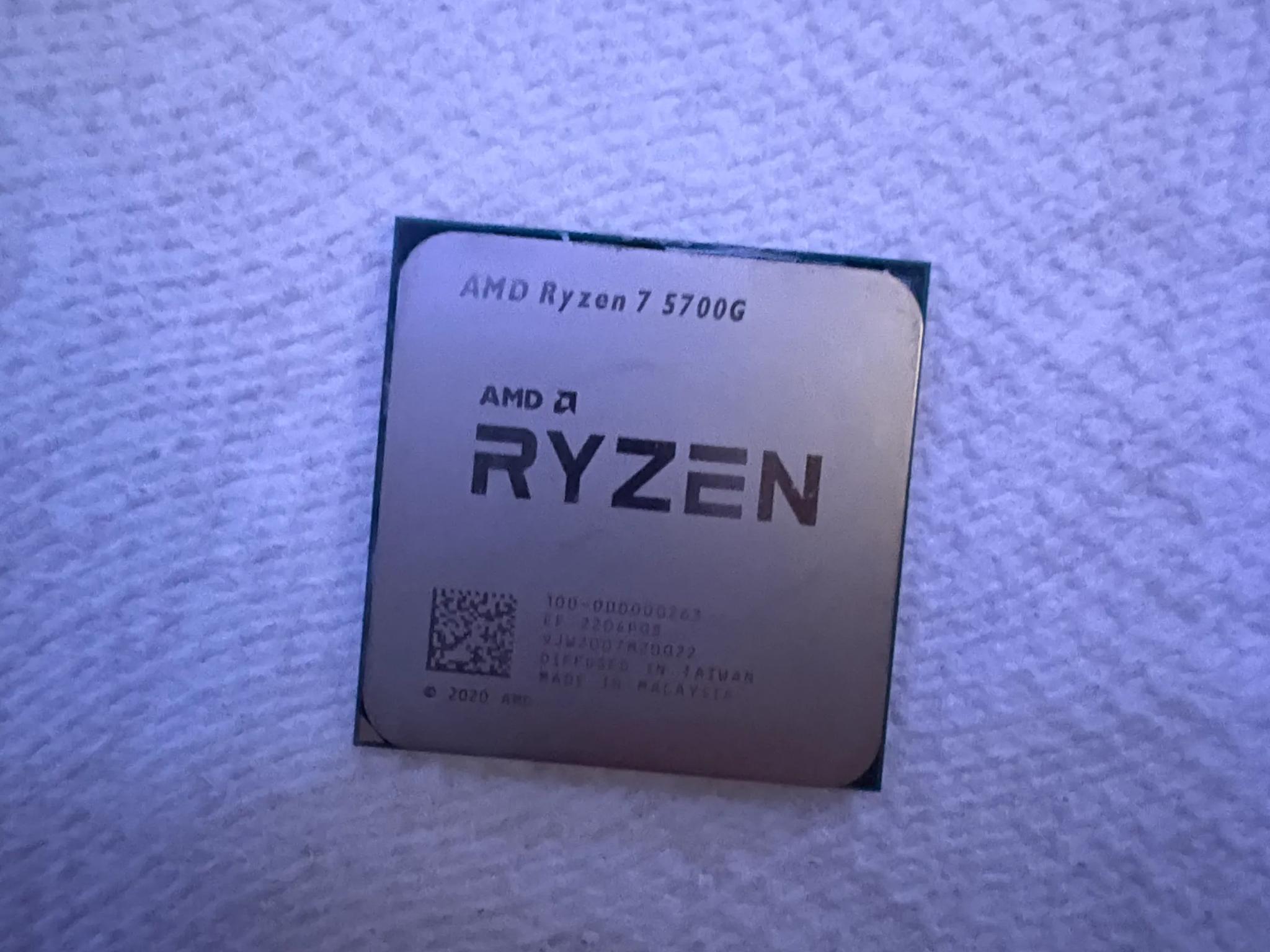 AMD RYZEN 7 5700G W/ RADEON GRAPHICS - 8 cores **SEE DESCRIPTION