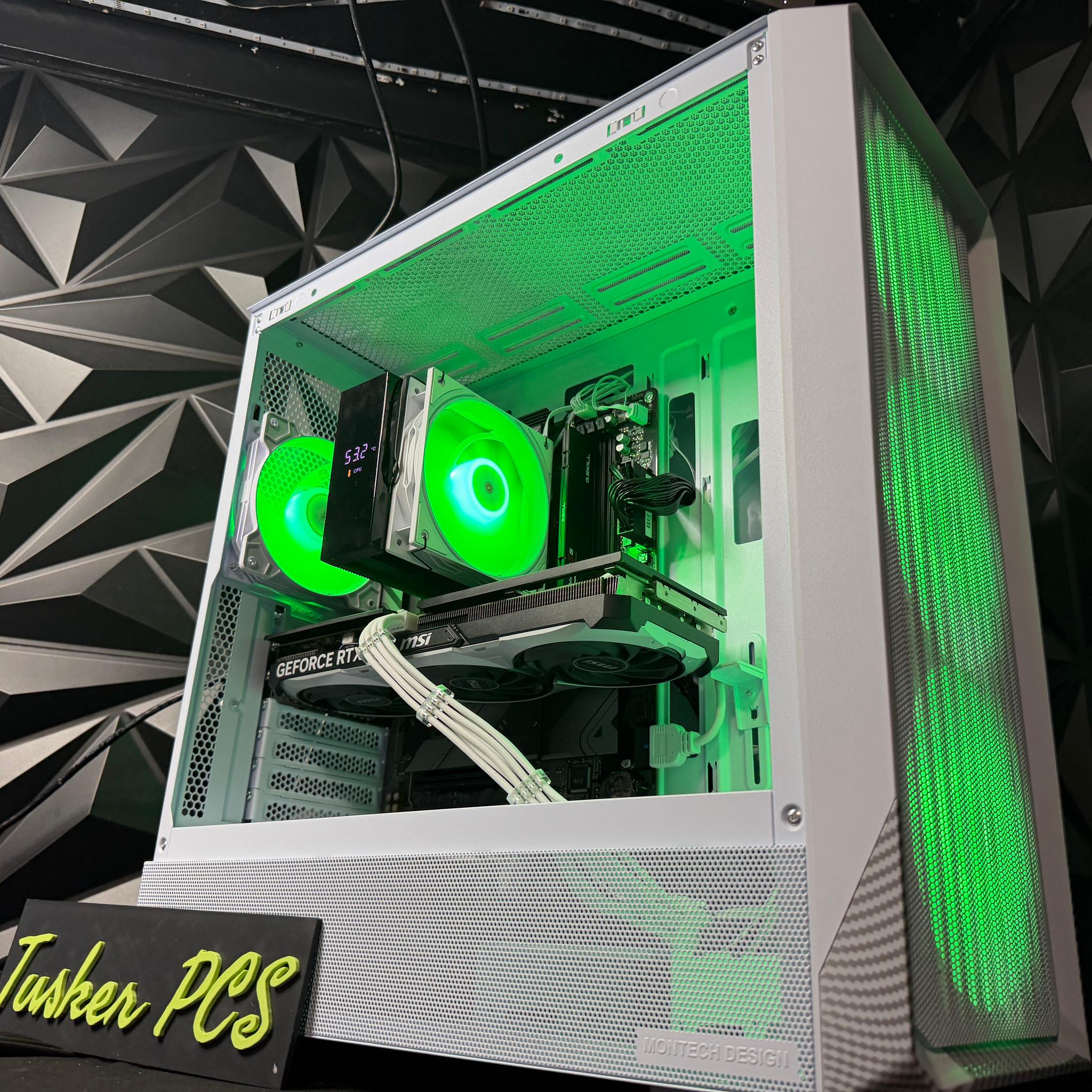 🤍⚡ WHITE FIBER ⚡🤍 Ryzen 5 8400F| RTX 4060Ti| 1.5 TB NVMe| 16 GB DDR5| 750W Gold PSU