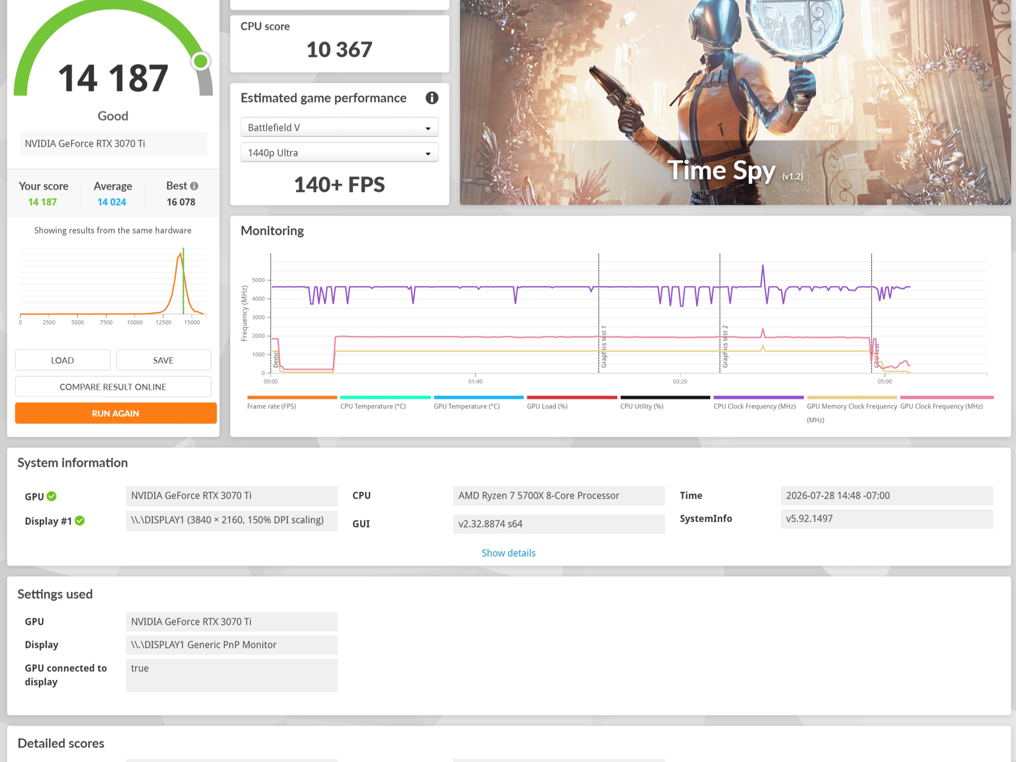 Gaming PC | Ryzen 7 5700x 8-Core | EVGA FTW3 GeForce 3070 TI | DDR4 16GB 3600 | Win 11 Computer