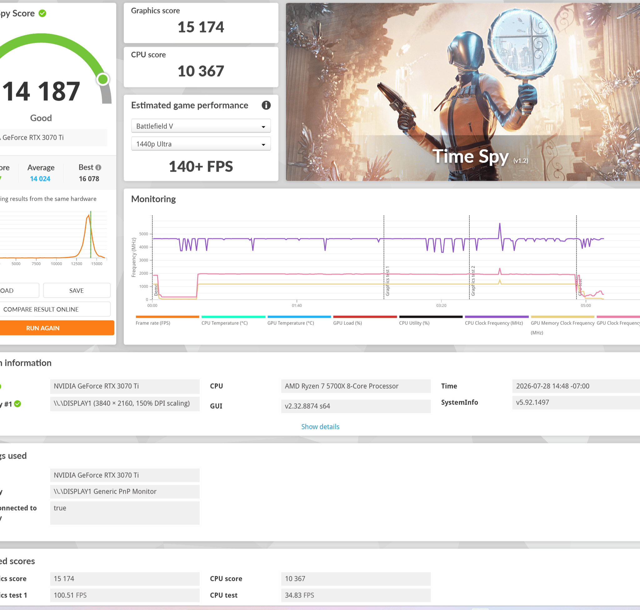 Gaming PC | Ryzen 7 5700x 8-Core | EVGA FTW3 GeForce 3070 TI | DDR4 16GB 3600 | Win 11 Computer