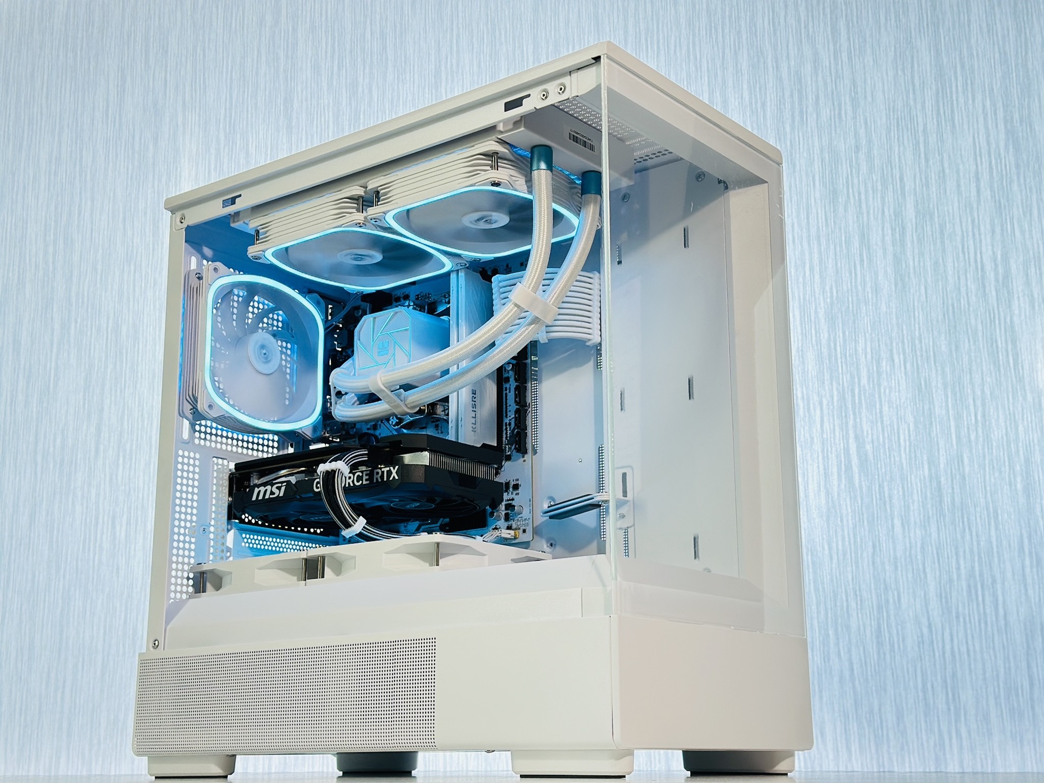 🚀👨🏻‍🚀🌟👨‍🚀Buzz Liquid Cooled Gaming PC❄️Nvidia RTX 4060 8GB❄️AMD Ryzen 5 5600❄️32GB DDR4