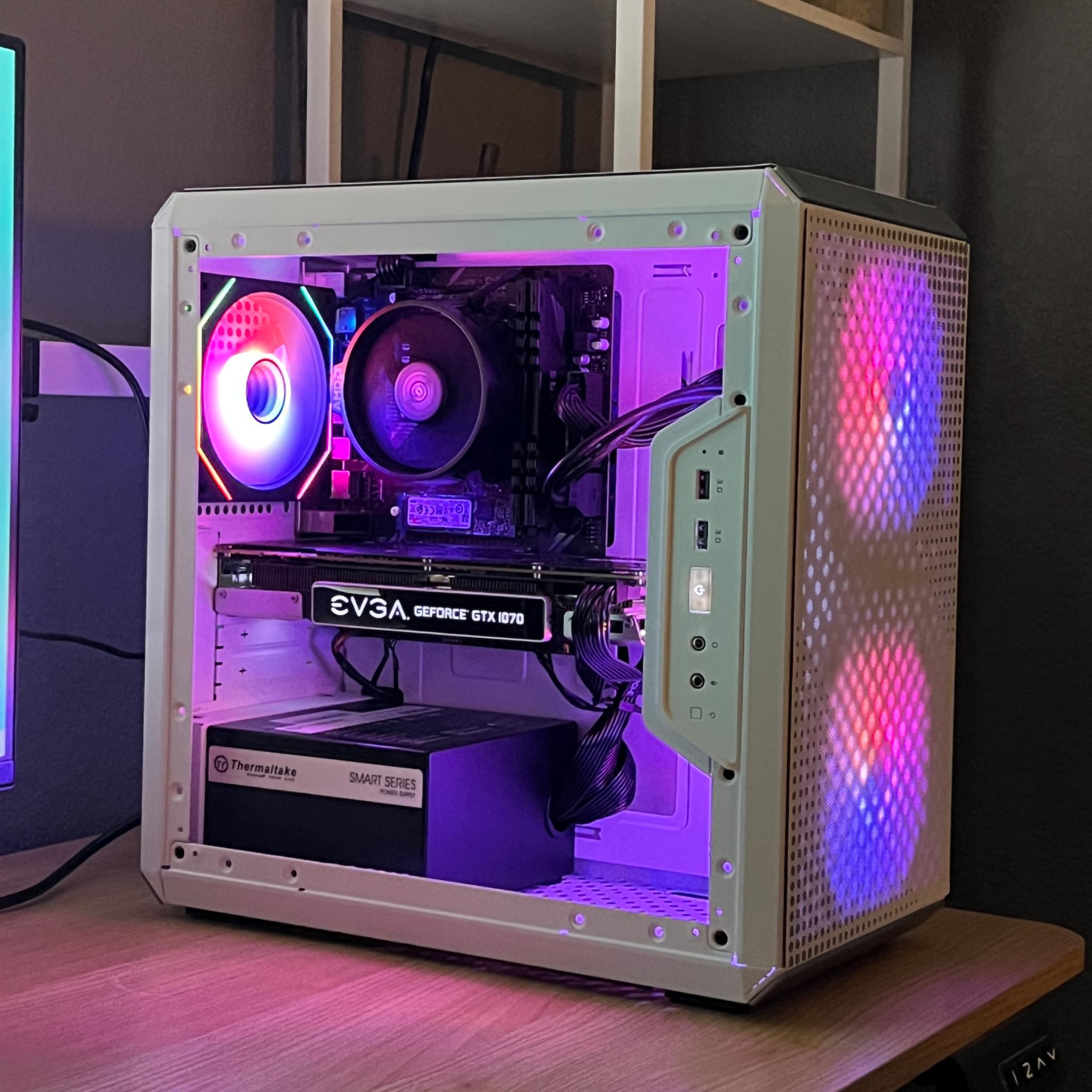 Budget Gaming PC - GTX 1070, Ryzen 5 2600, 16gb, 512gb NVME
