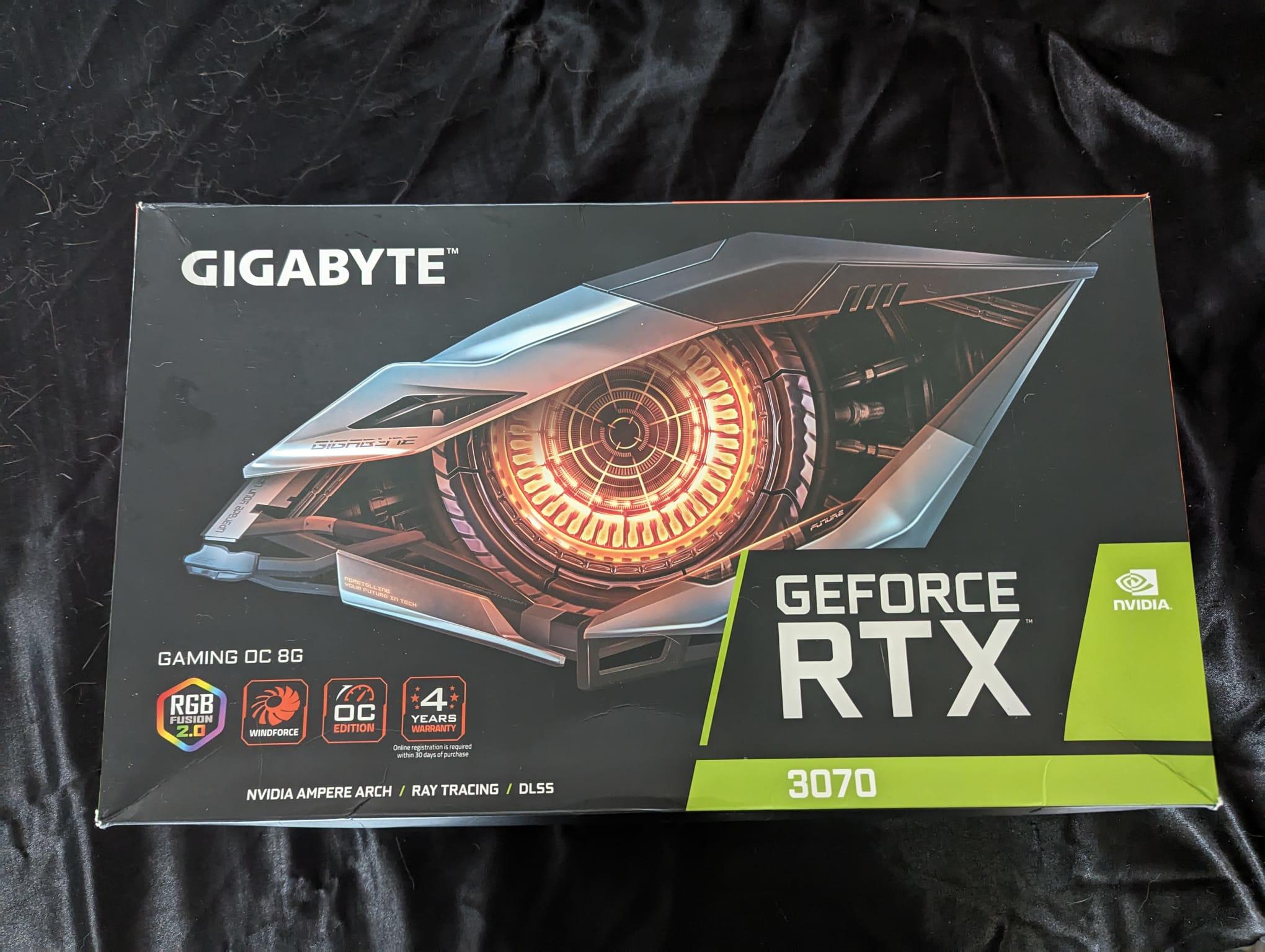 NVIDIA RTX Gigabyte 3070 GDDR6 GPU