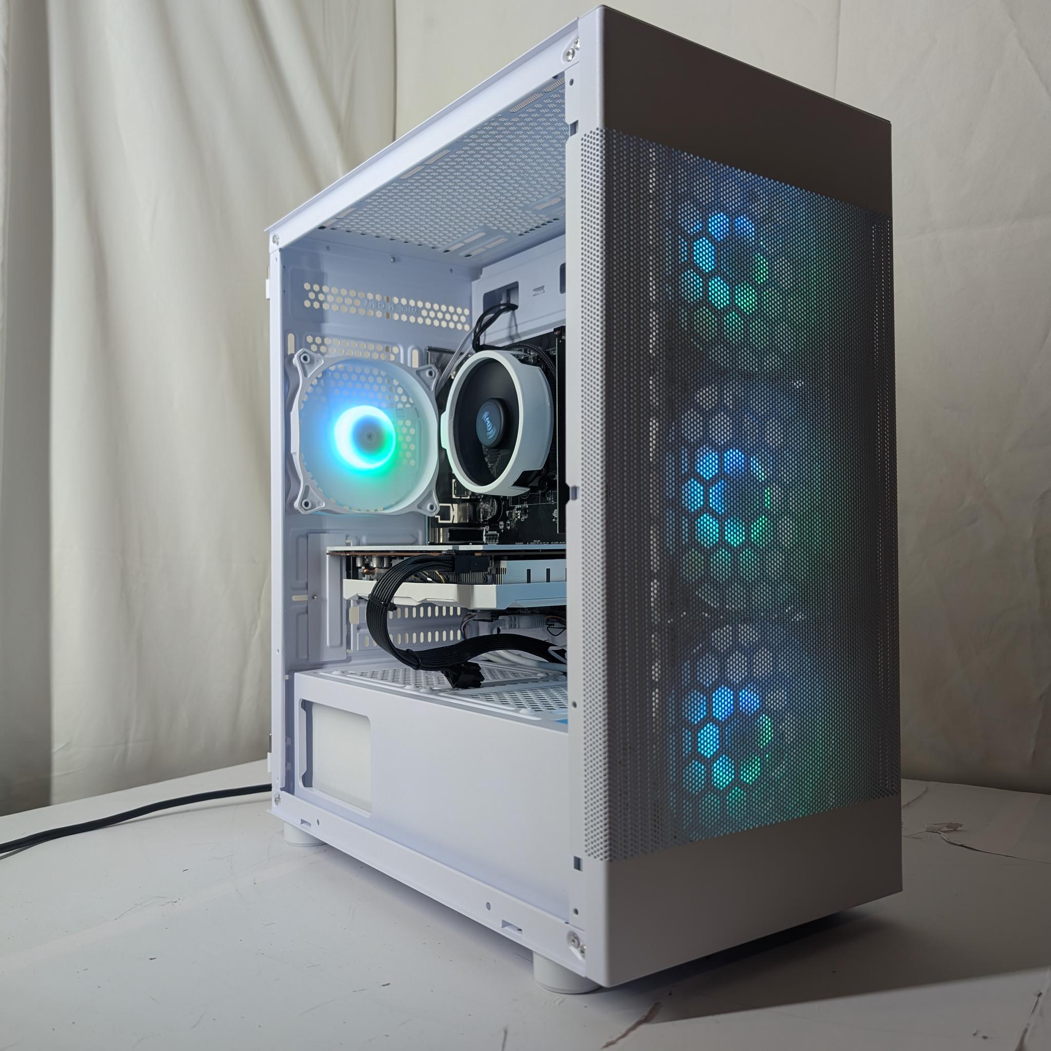 RX 6600XT | RYZEN 5 2600 | 500GB NVME | 16GB ddr4 | ALL WHITE