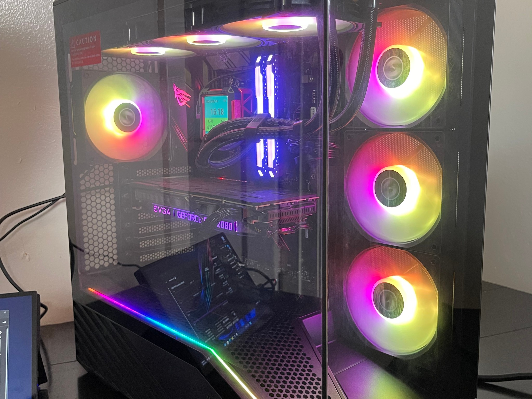 🌟Gaming PC/ RTX 2080/ Ryzen 7 5700/ 16Gb RAM/ 1Tb/ Liquid cooled.🌟