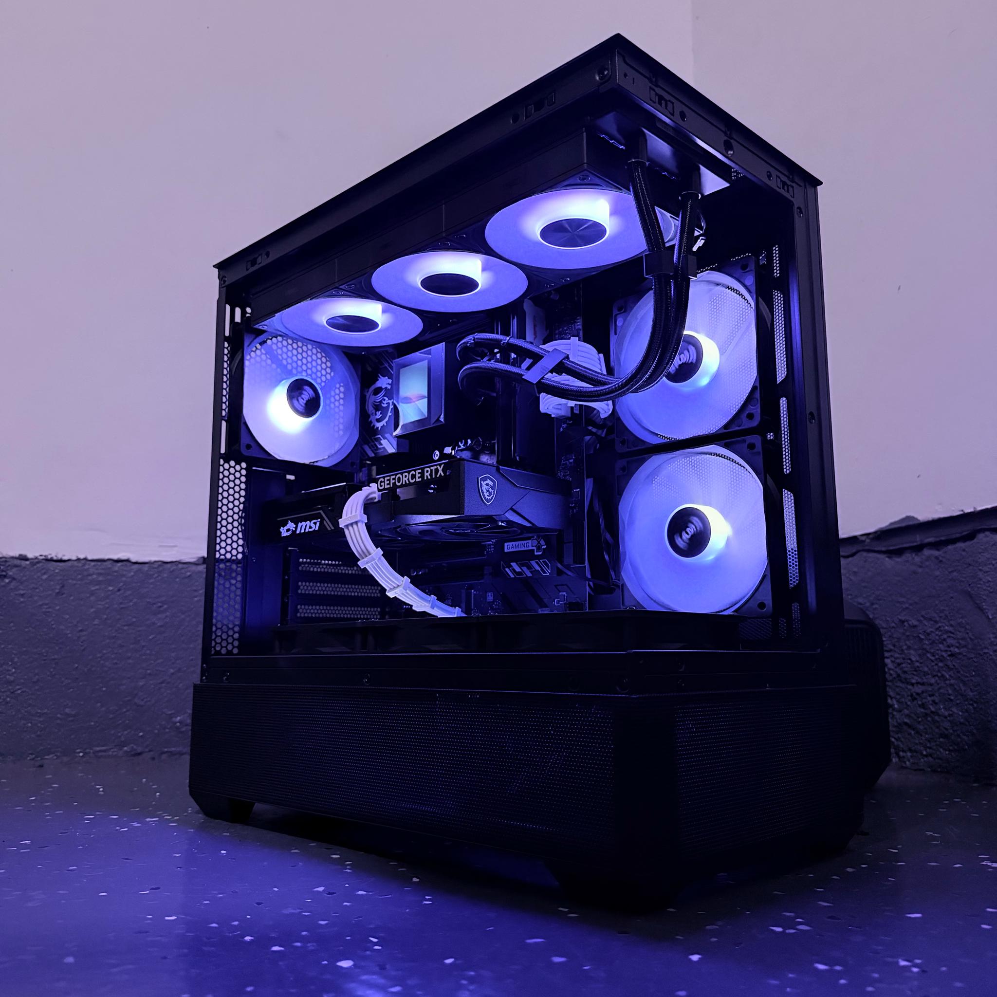 ⚫️"Black Ice"❄️| 1080p Gaming | RTX 5060 | Ryzen 5 7600X | 16GB DDR5 | 1TB Samsung 9100 Pro GEN5