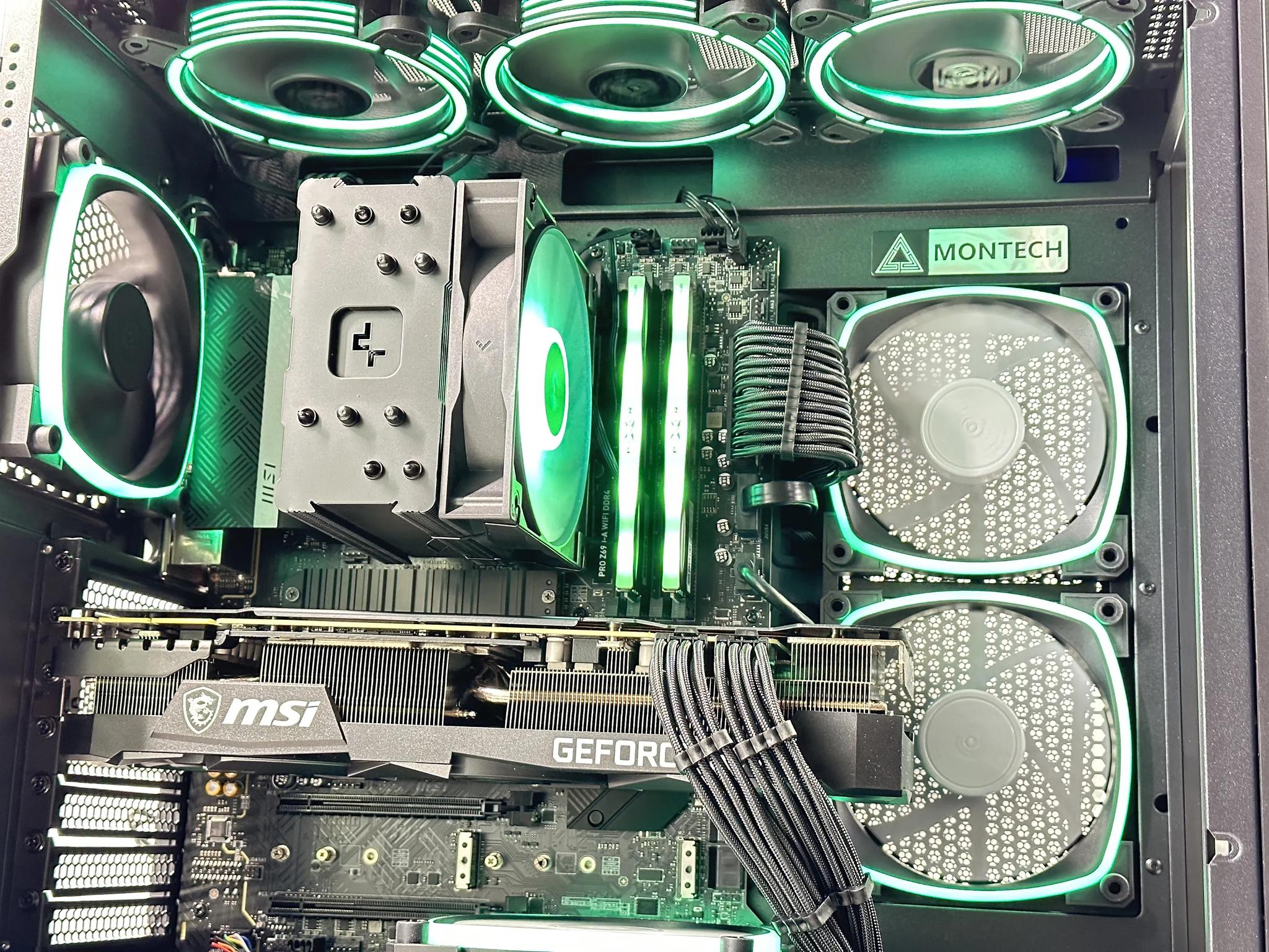 💚✳️Green Star❇️Extreme Gaming PC❇️Nvidia RTX 3090 24GB❇️Intel i7-12700KF 12core❇️32GB DDR4❇️2TB SSD