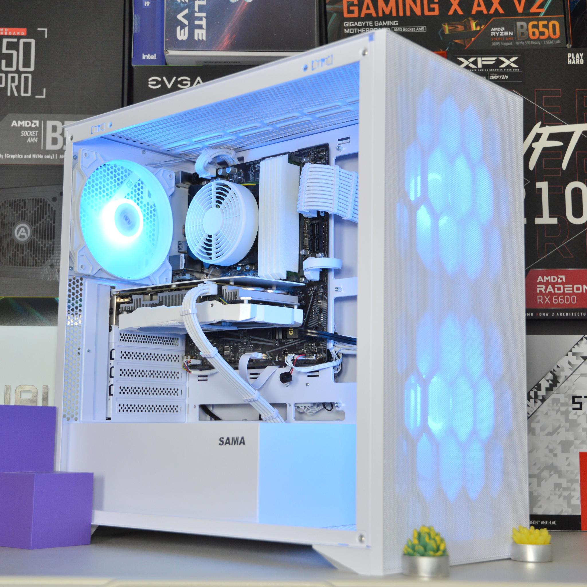 🧊🧊| RTX 2060 SUPER 6GB | INTEL i3-10100 | 16GB DDR4 RAM | 1 TB Storage | Ice Box 3.0 |