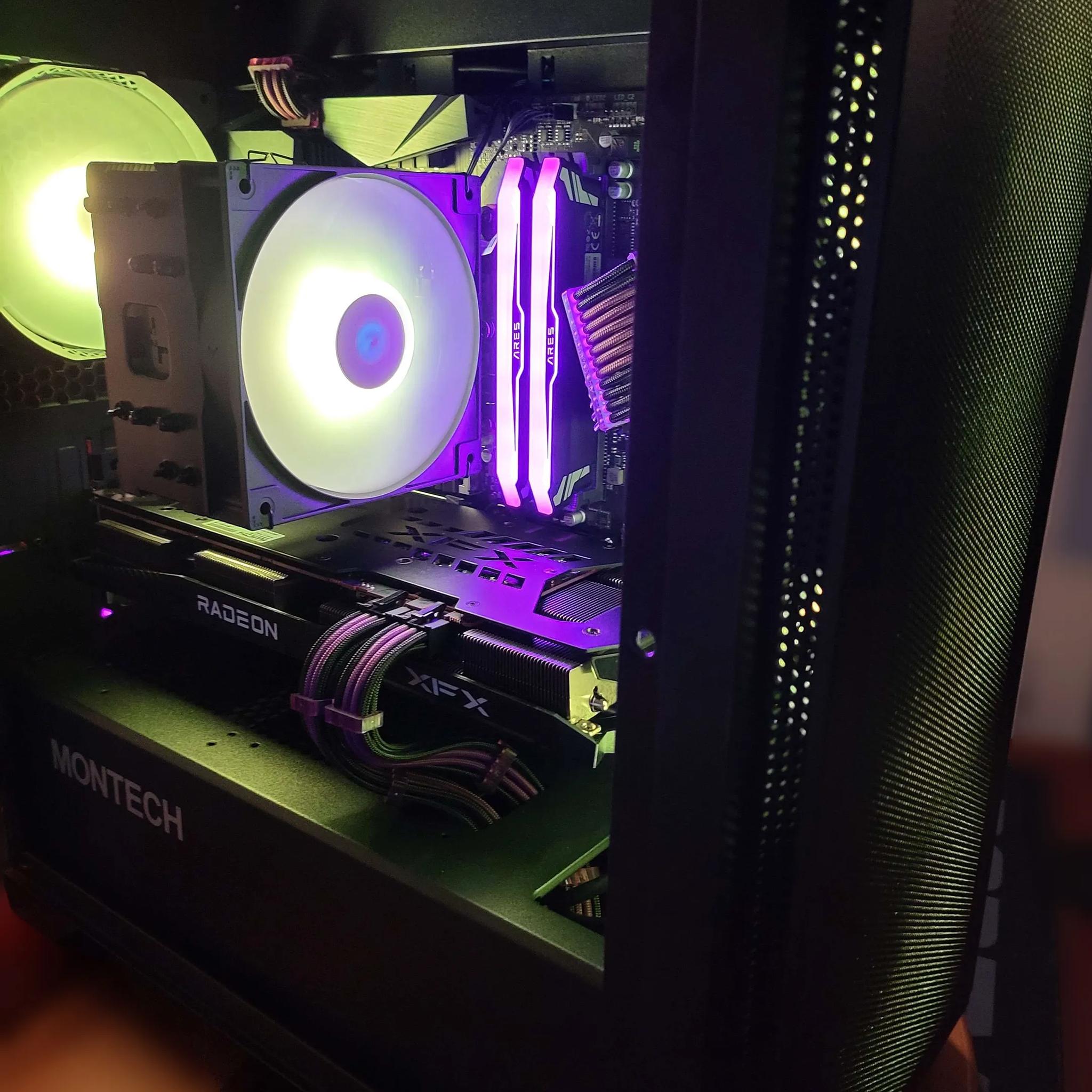 Price Drop! Great 1440P gaming PC. 5600X3D/ 6700XT 12GB/ 1TB SSD/ 32GB RAM / Wifi+BT/ WIN10 Pro