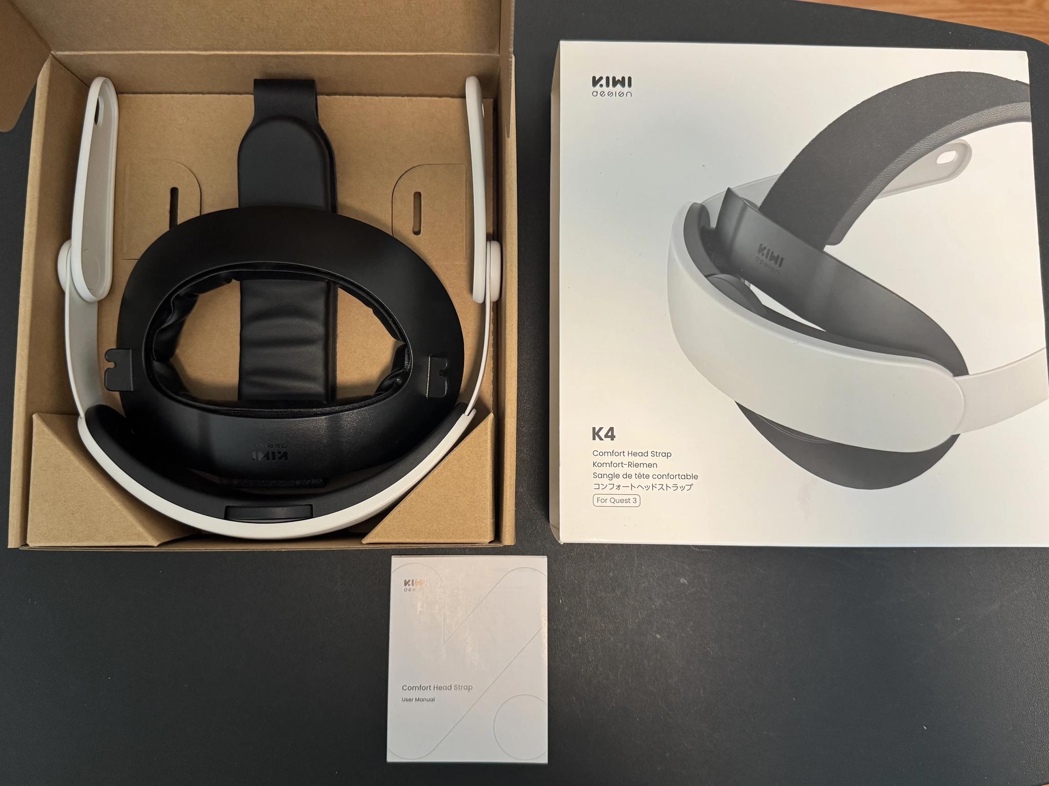 Meta Quest 3 512GB + KIWI K4 Head Strap + Syntech Hard Carrying Case (Bundle)