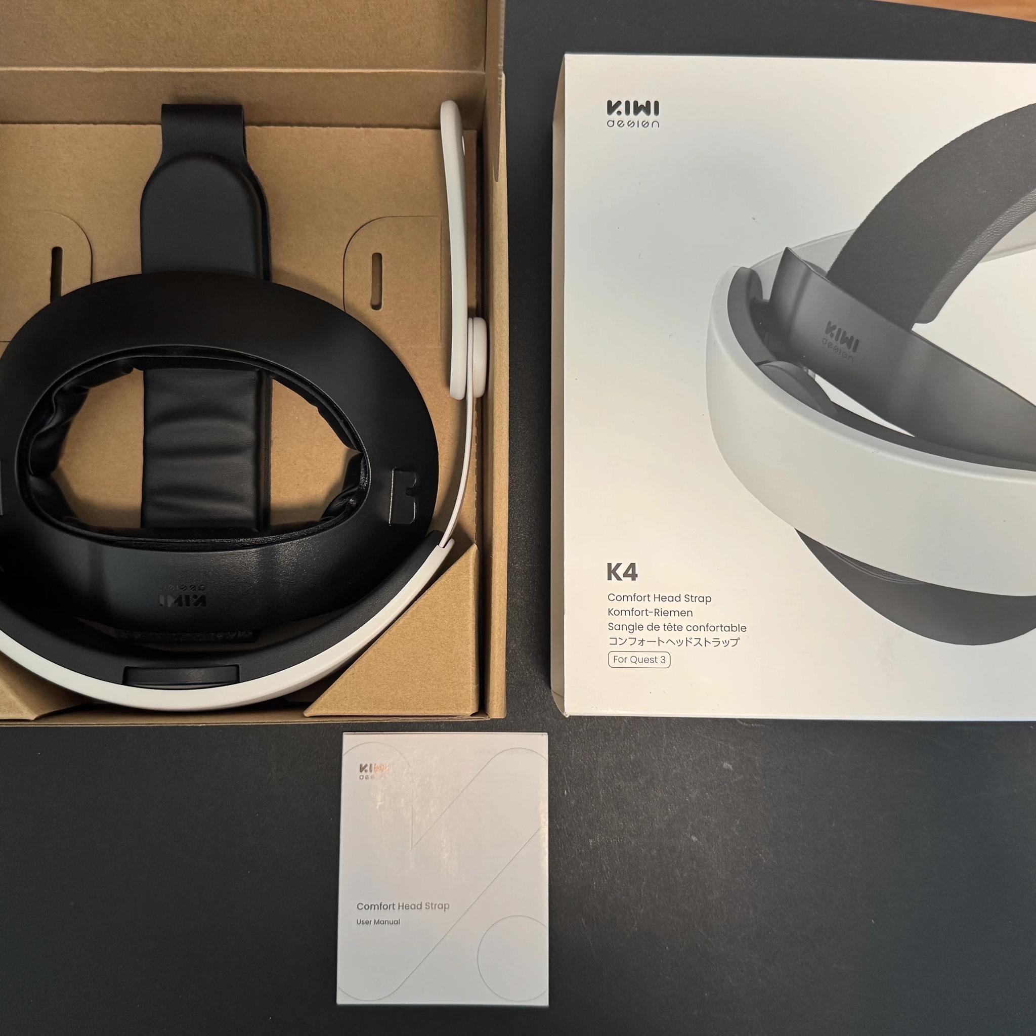 Meta Quest 3 512GB + KIWI K4 Head Strap + Syntech Hard Carrying Case (Bundle)