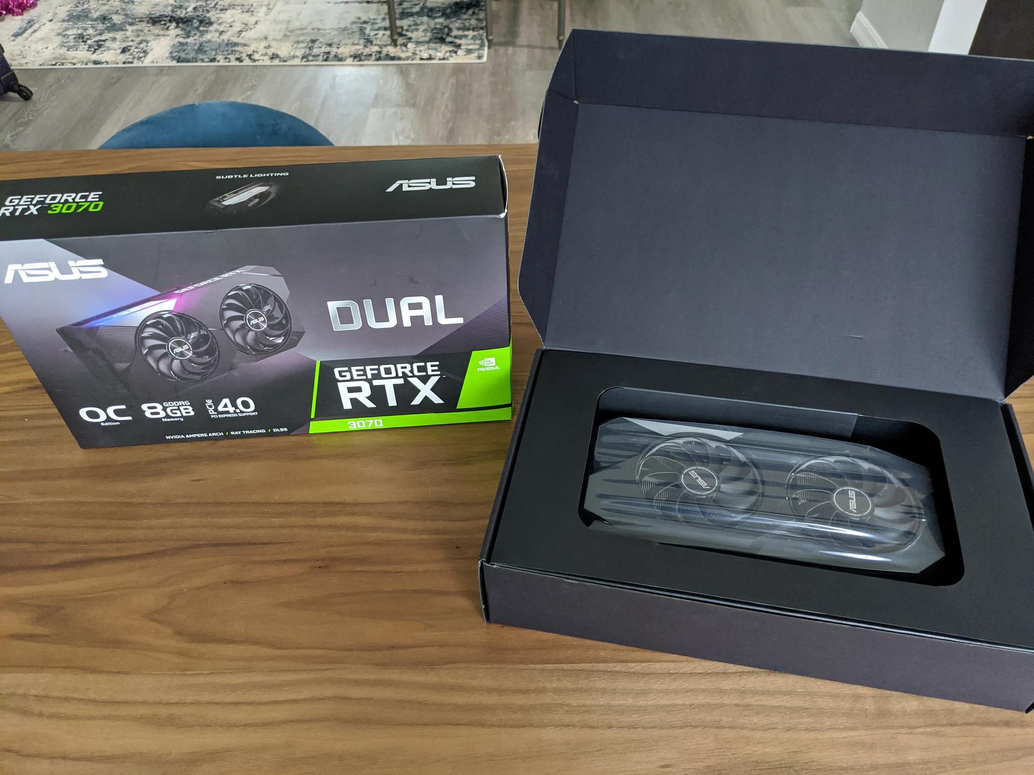 ASUS RTX 3070 Dual OC 8gb