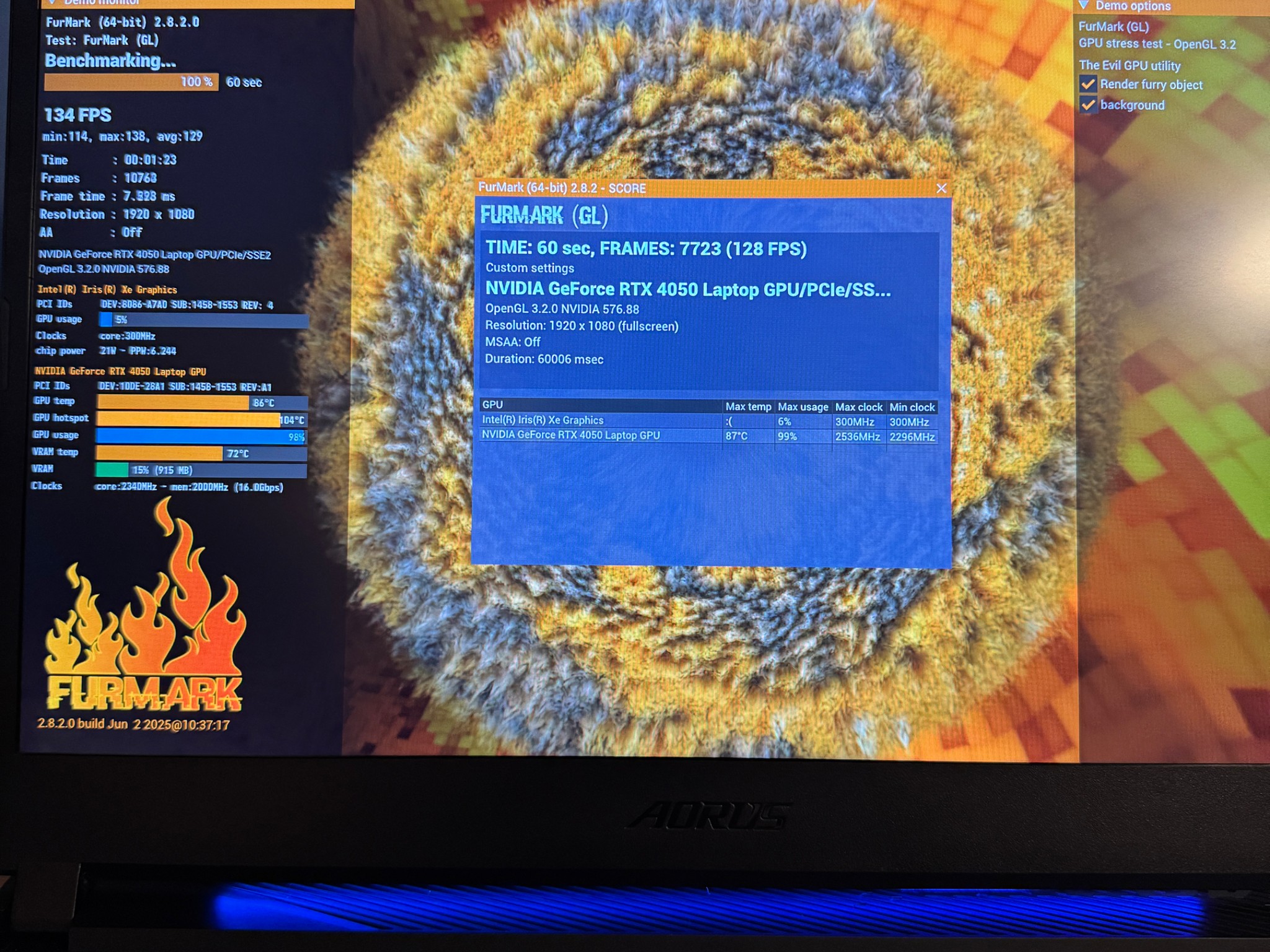 💻 Aorus Laptop | Intel 13500H, RTX 4050, 32GB DDR5, 2.5TB SSD,