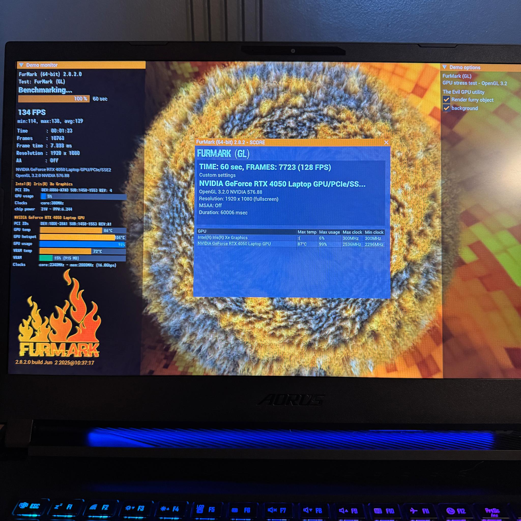 💻 Aorus Laptop | Intel 13500H, RTX 4050, 32GB DDR5, 2.5TB SSD,