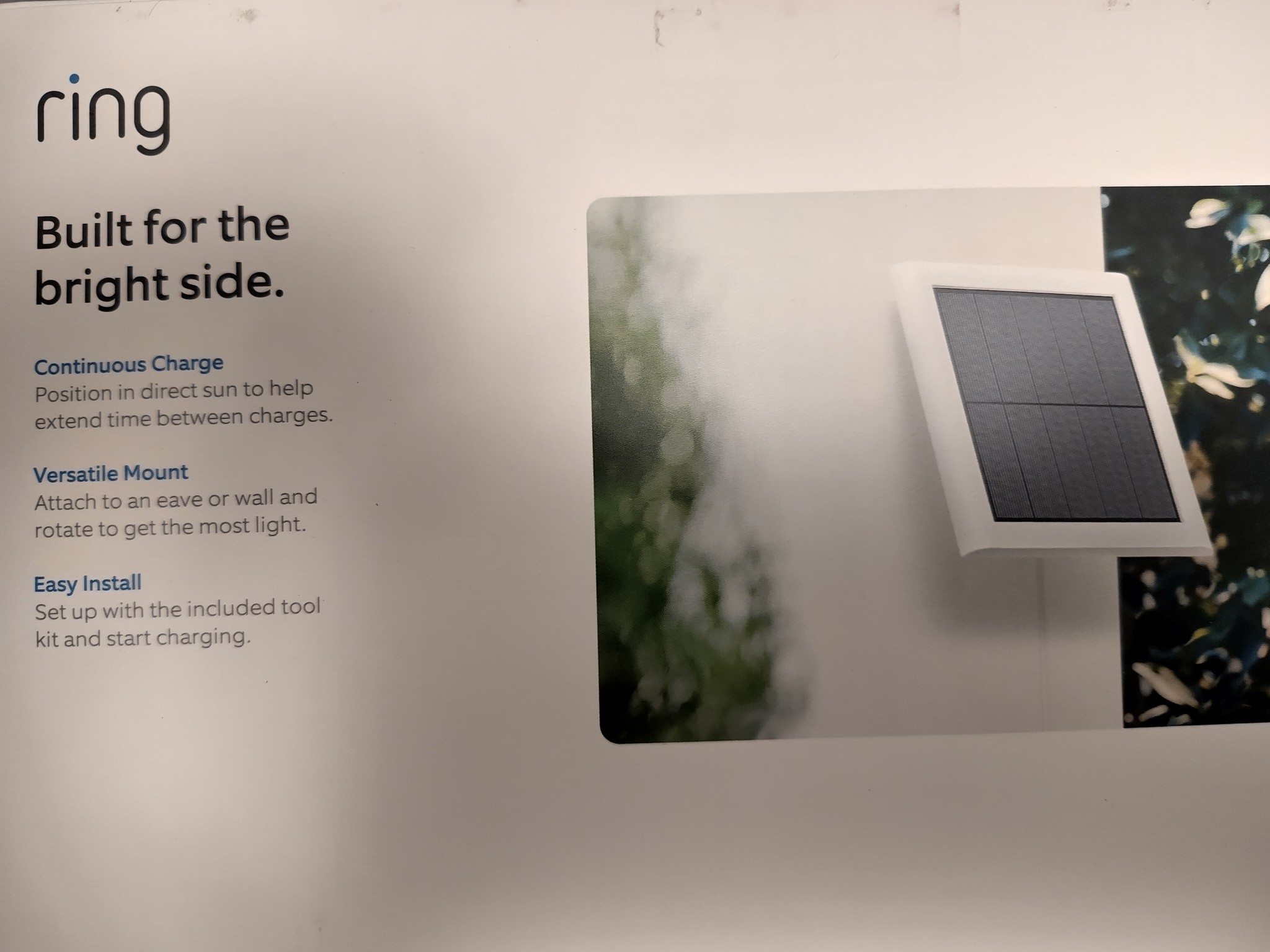 Unused Ring Spotlight Cam Plus, Solar Panel, and Contact Sensors