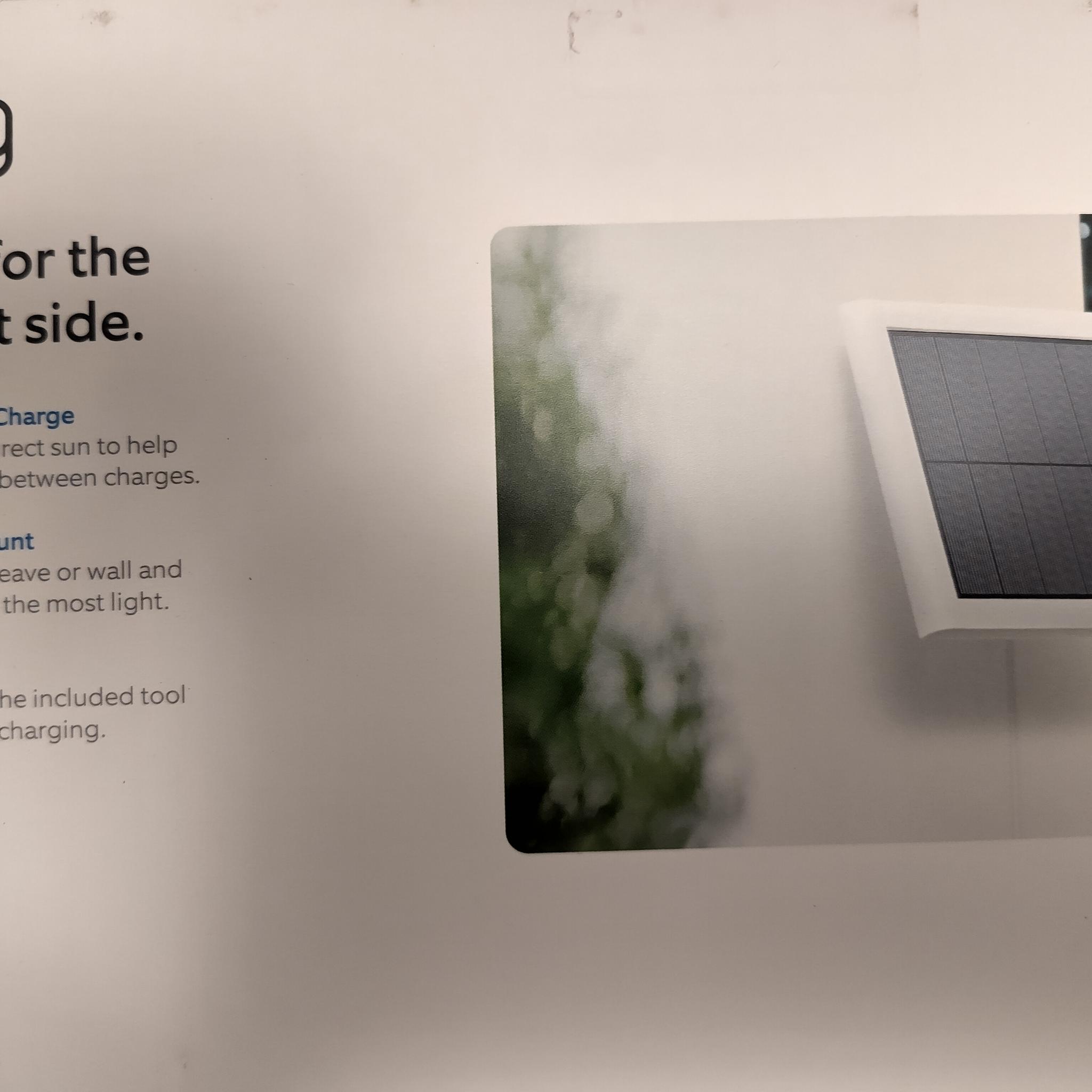 Unused Ring Spotlight Cam Plus, Solar Panel, and Contact Sensors