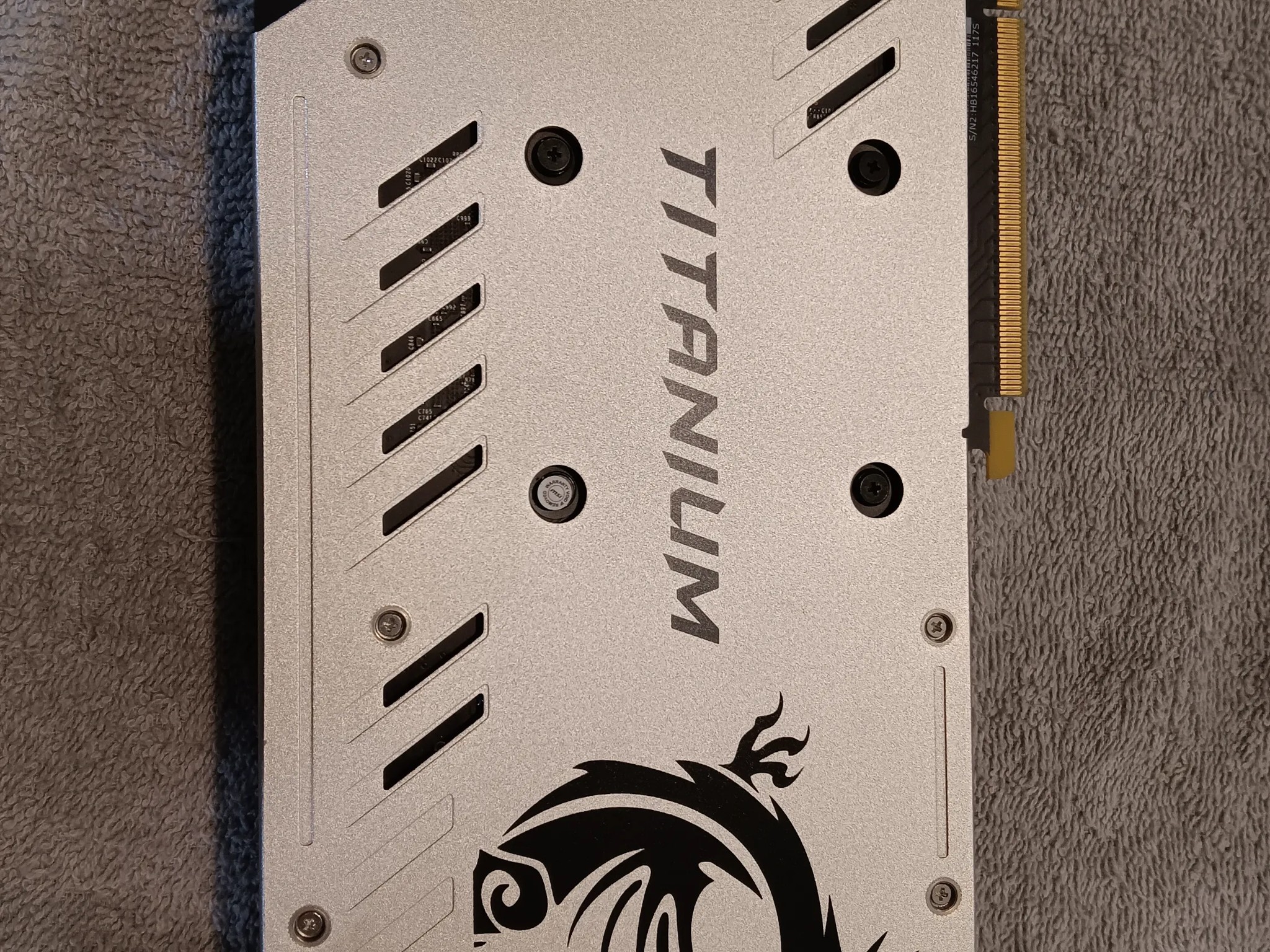 MSI GeForce GTX-1070ti Titanium Edition 8GB DDR5 RAM Like New